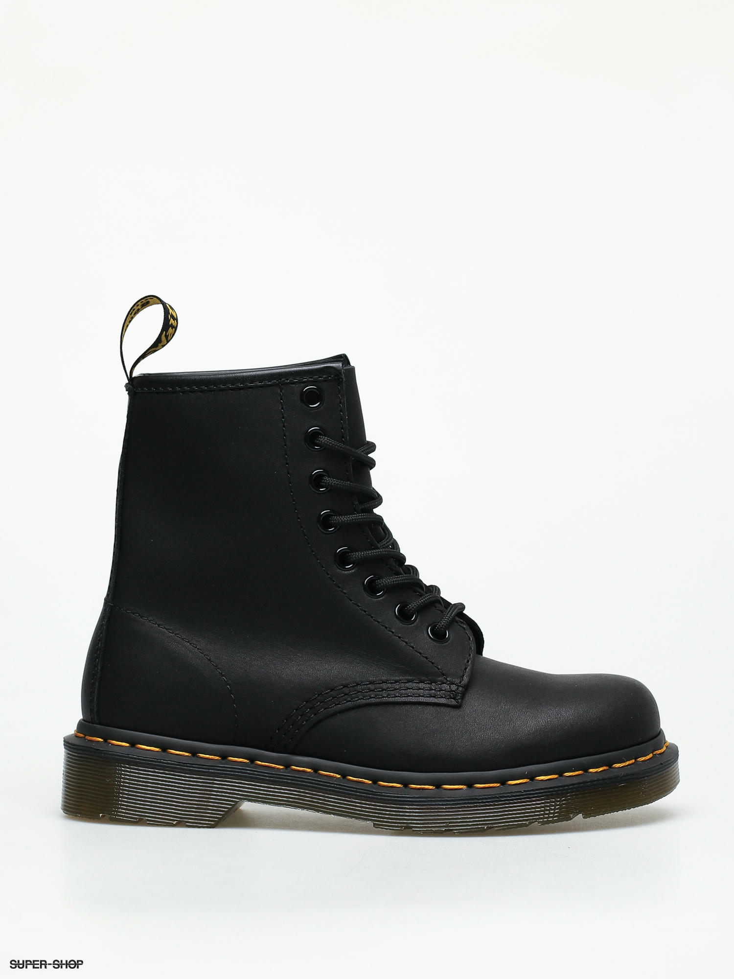 doc martens greasy black