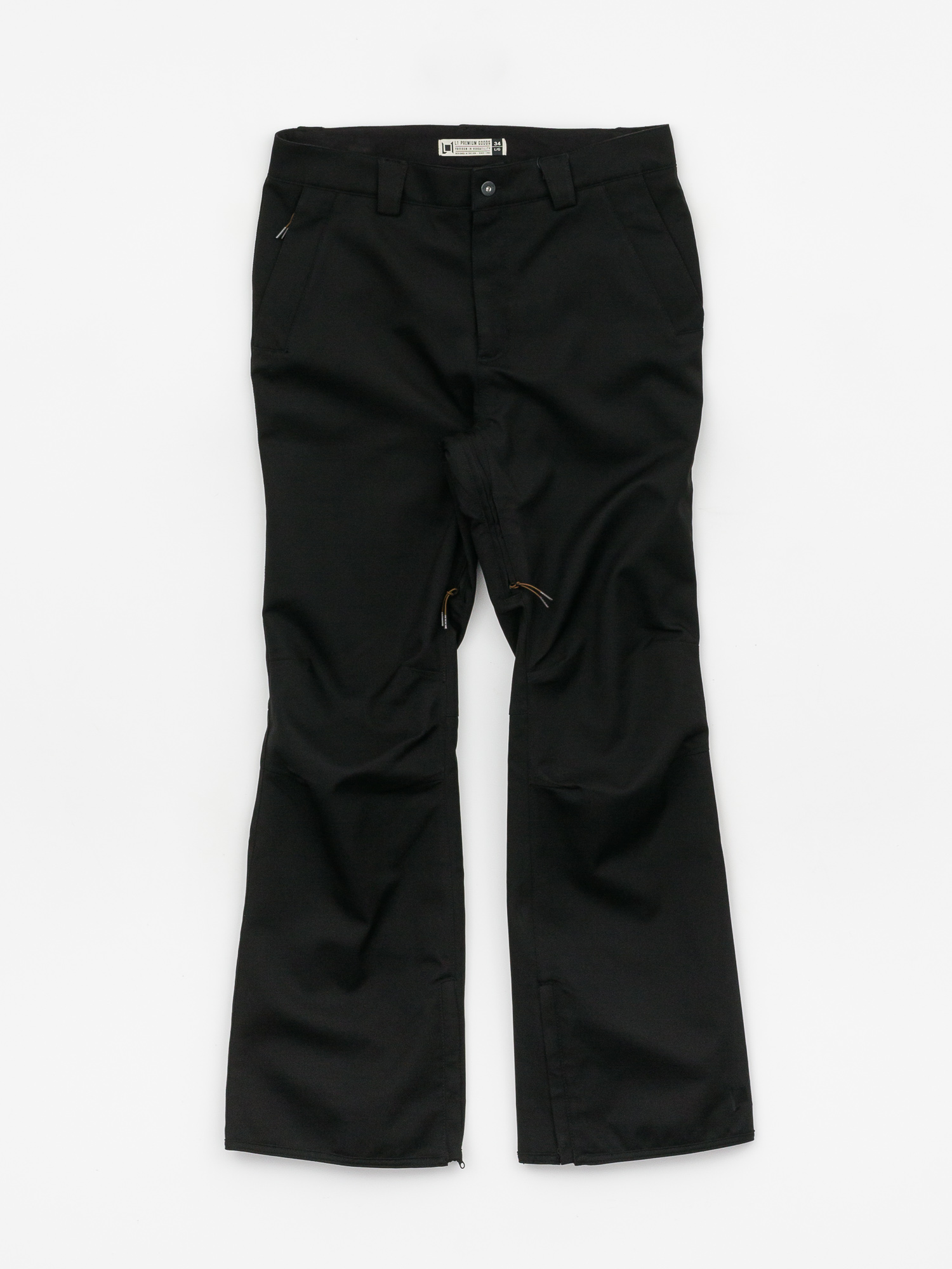 Mens L1 Premium Goods Slim Chino Snowboard pants (black)