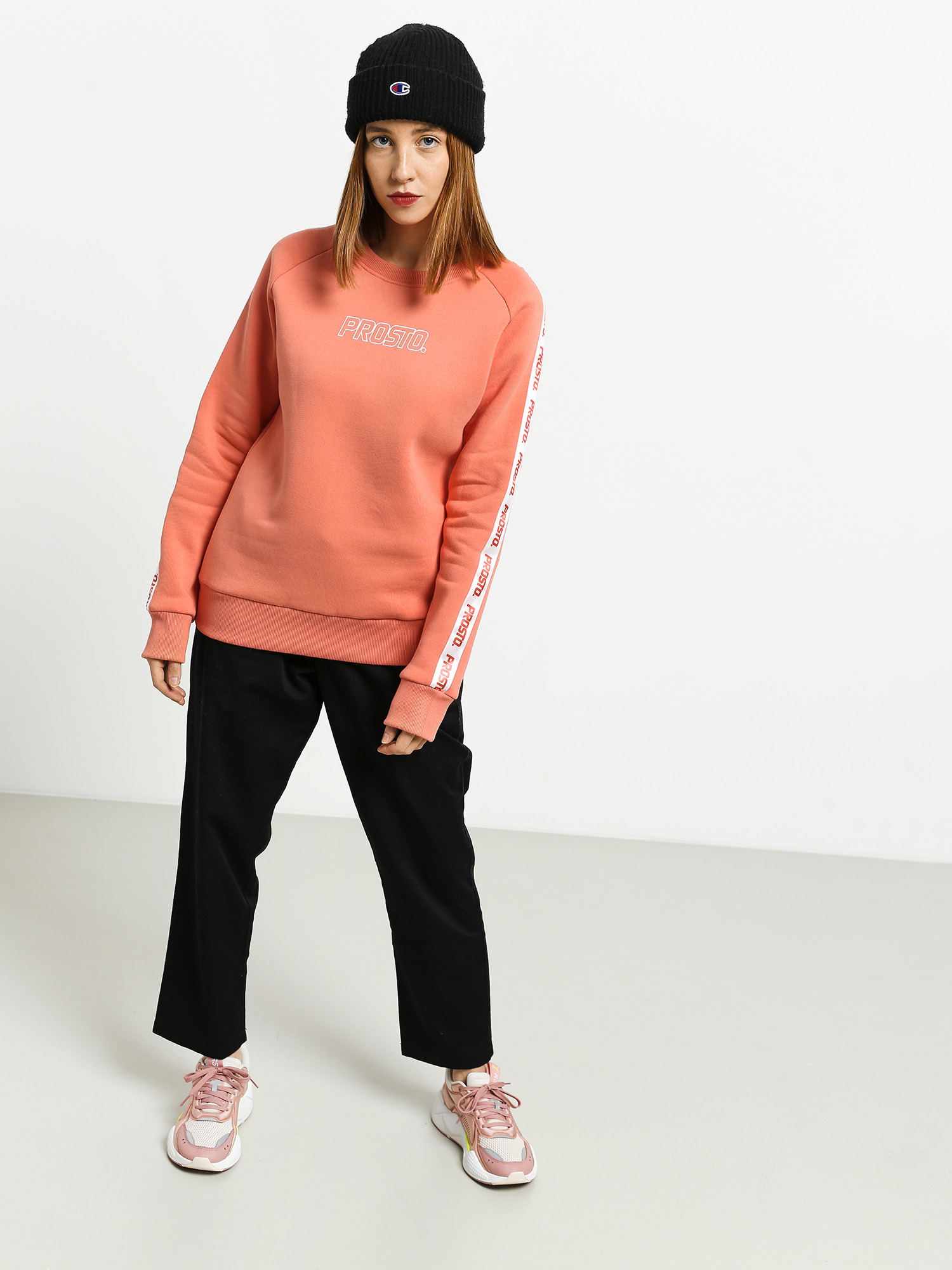 Prosto Smooth Sweatshirt (light pink)