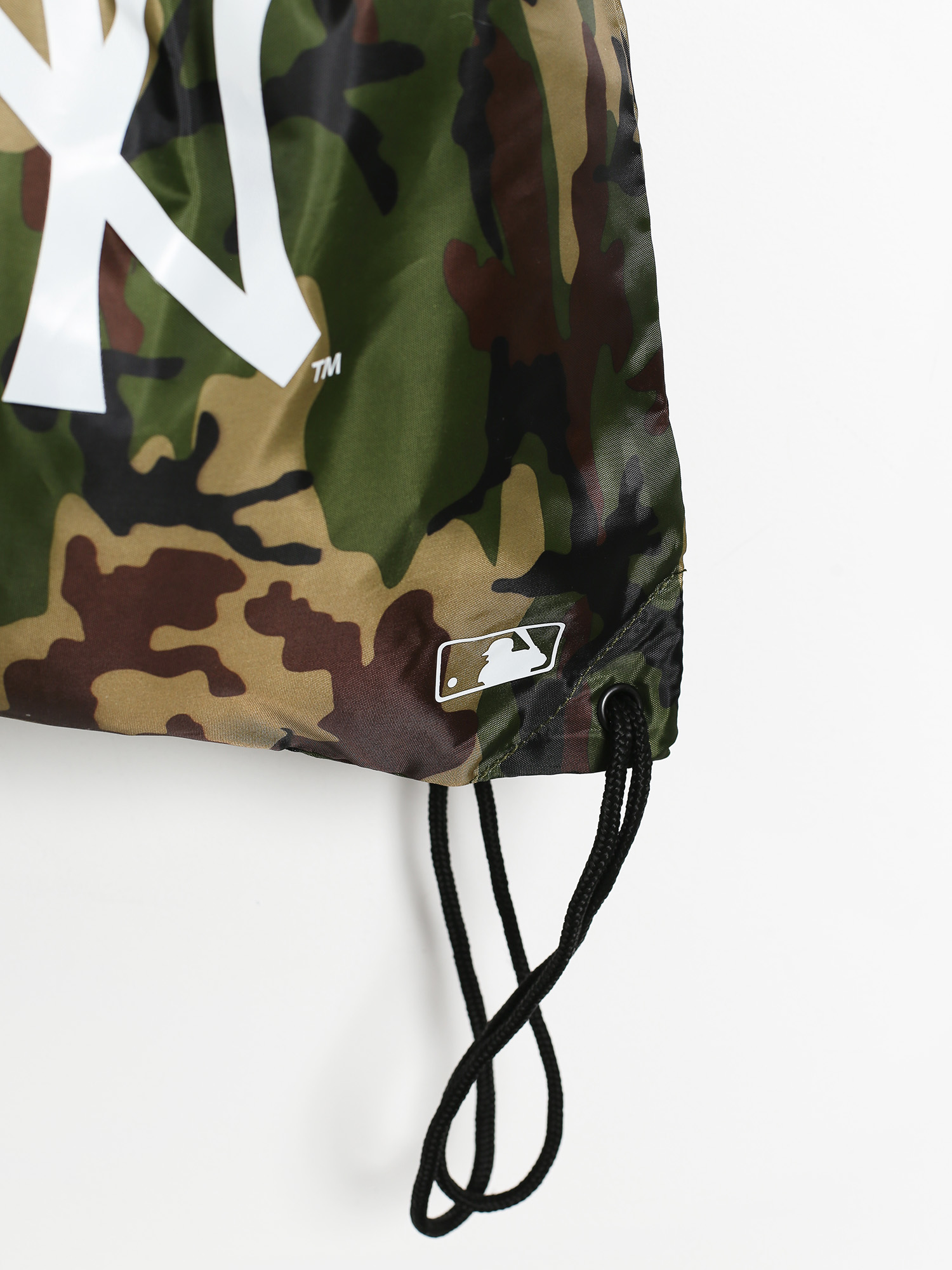 New Era Mlb Gym Sack Nny Backpack (woodland camo/optic white)
