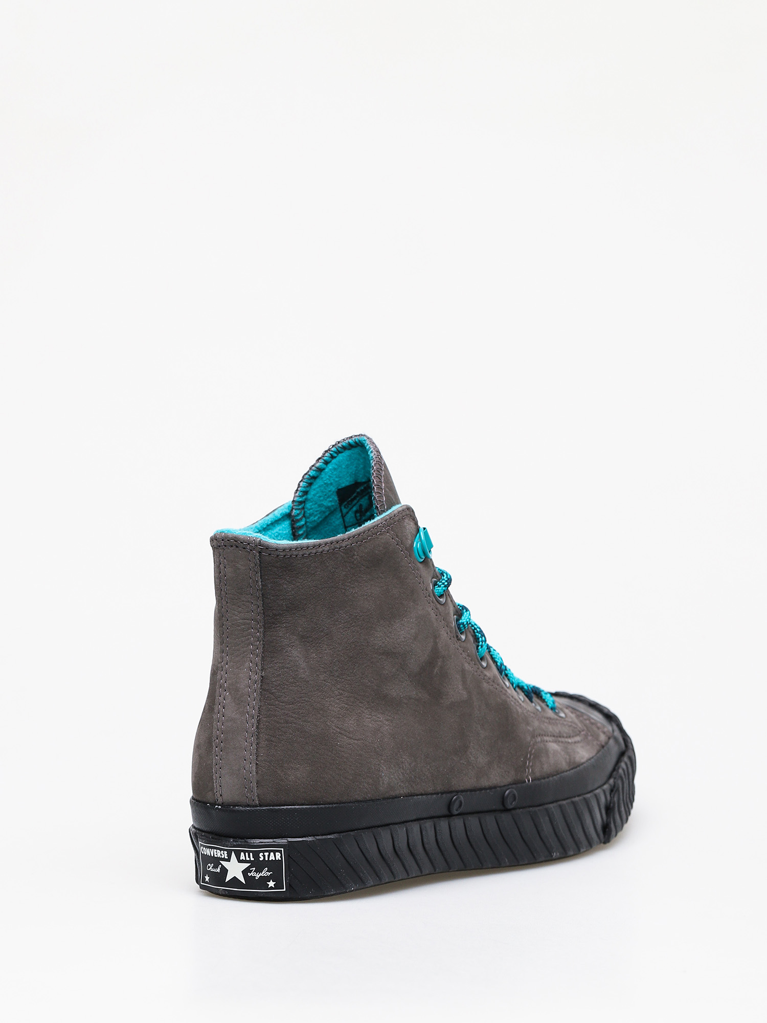 Converse Chuck 70 Bosey Water Repellent Leather Chucks (carbon grey/turbo green/black)
