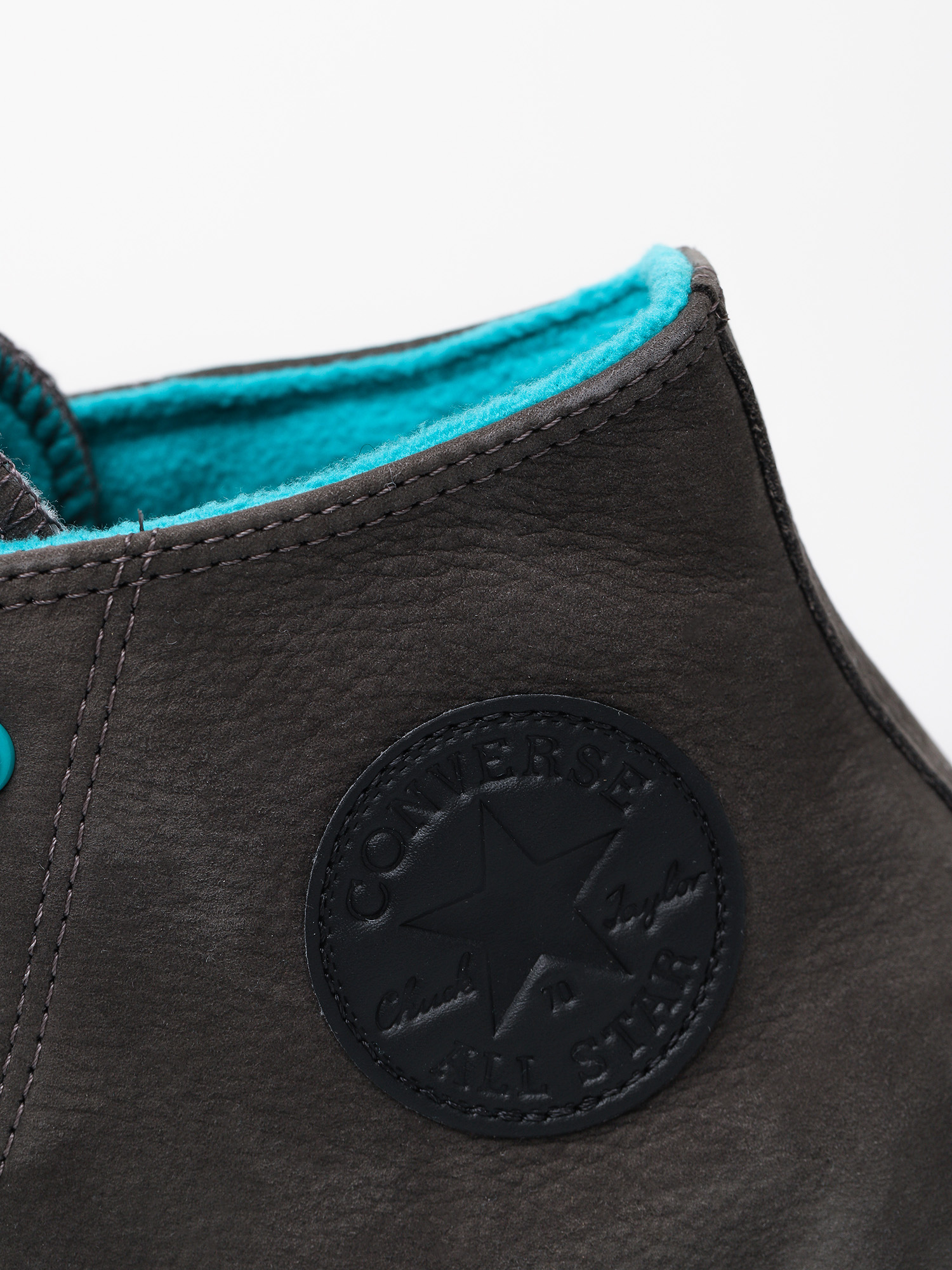 Converse Chuck 70 Bosey Water Repellent Leather Chucks (carbon grey/turbo green/black)