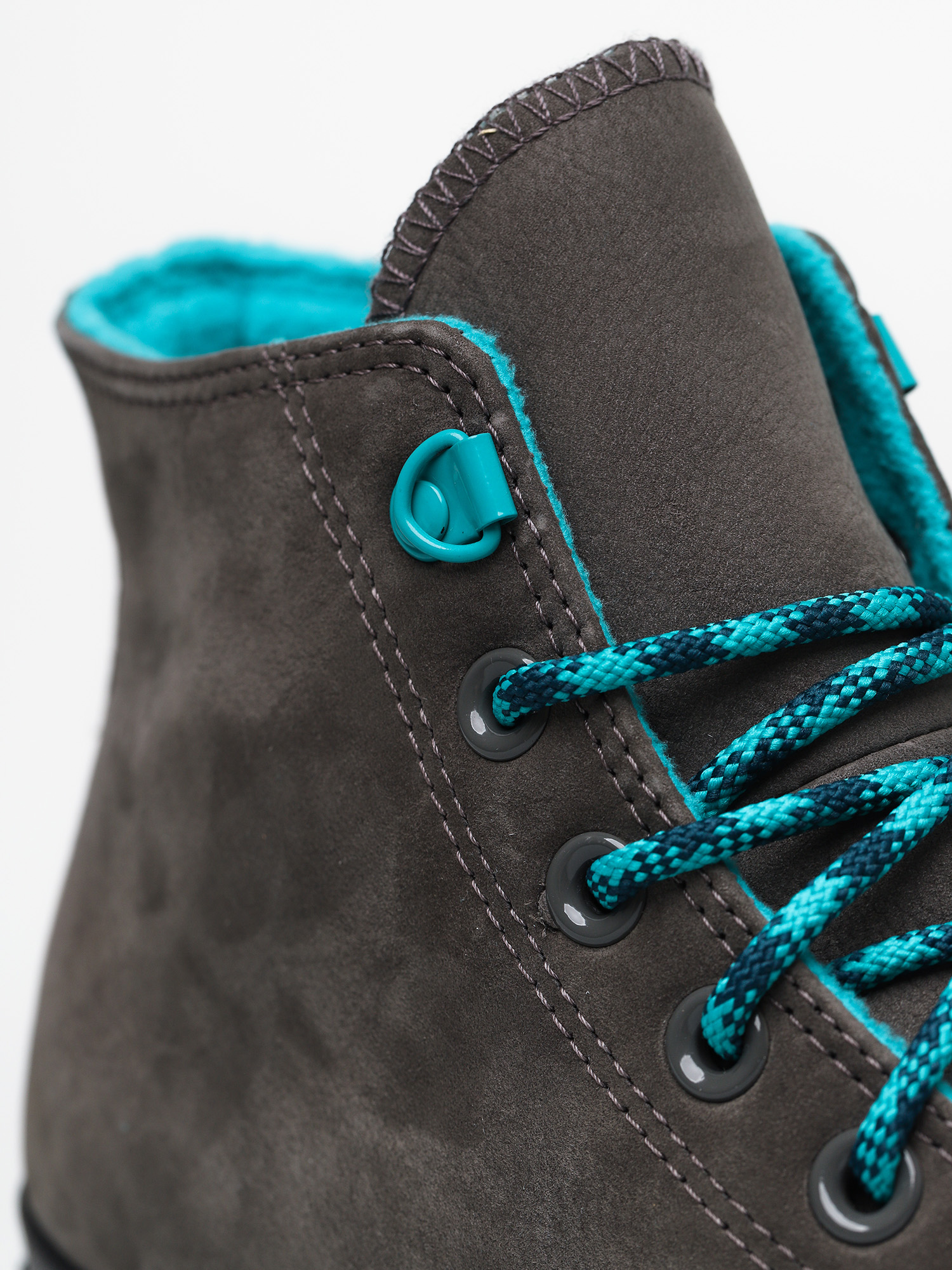 Converse Chuck 70 Bosey Water Repellent Leather Chucks (carbon grey/turbo green/black)