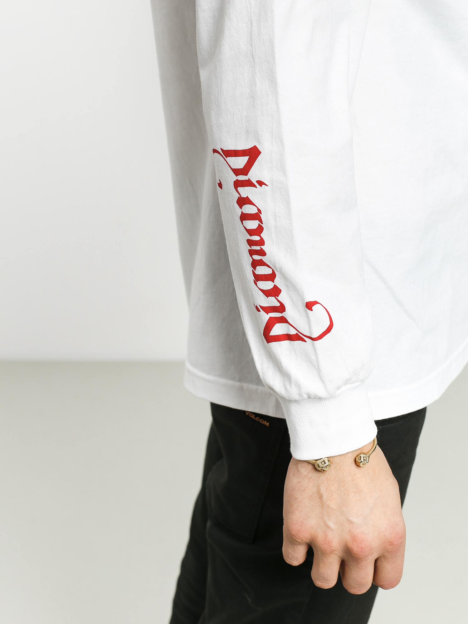 Diamond Supply Co. Double Read Longsleeve (white)