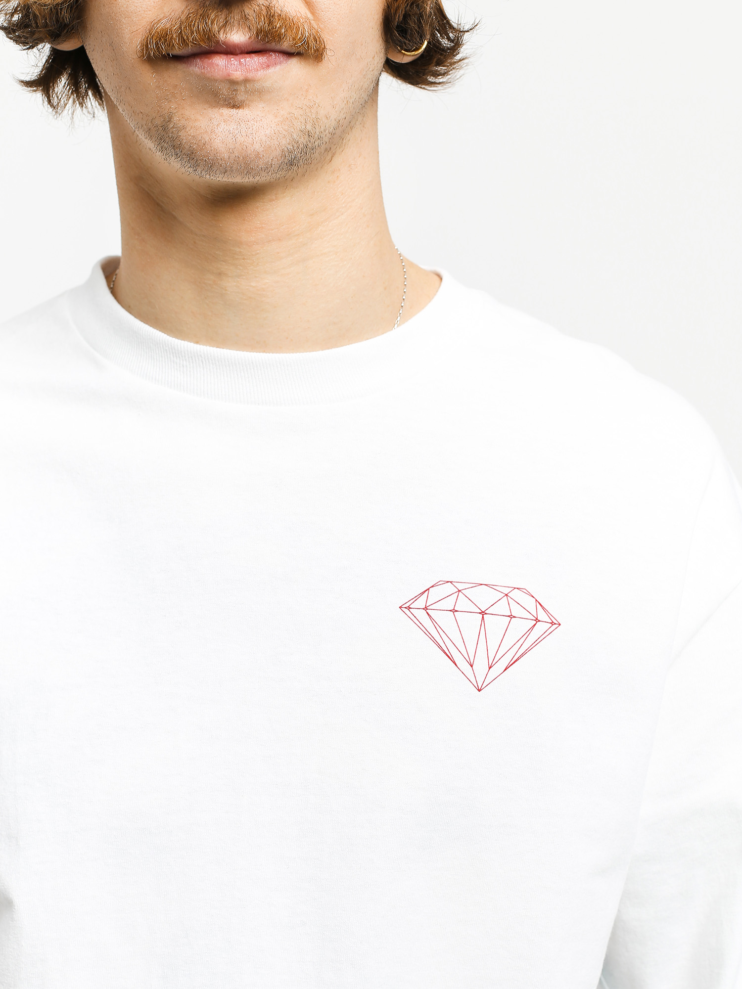 Diamond Supply Co. Double Read Longsleeve (white)