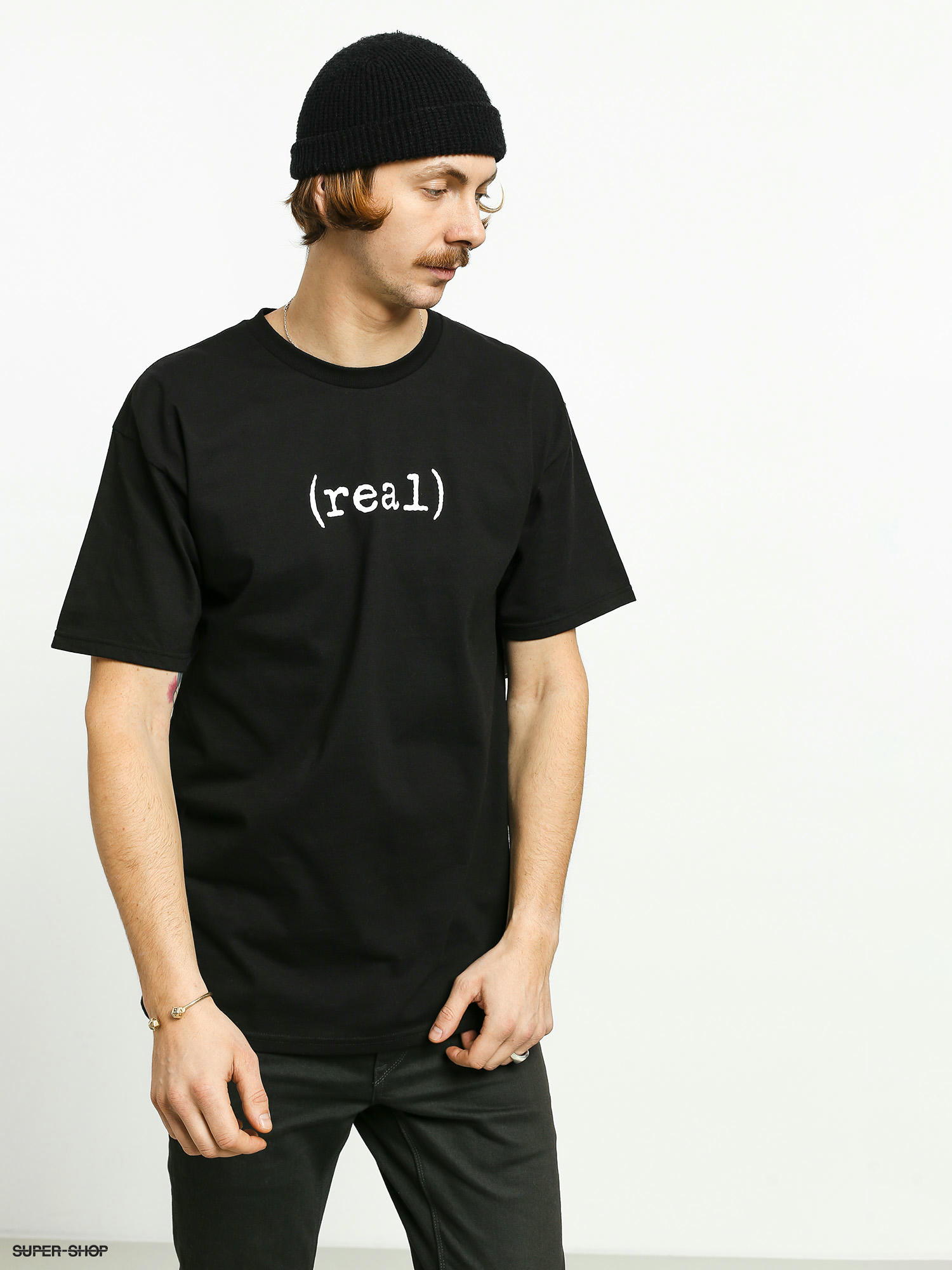Real Lower T-shirt (black/white)