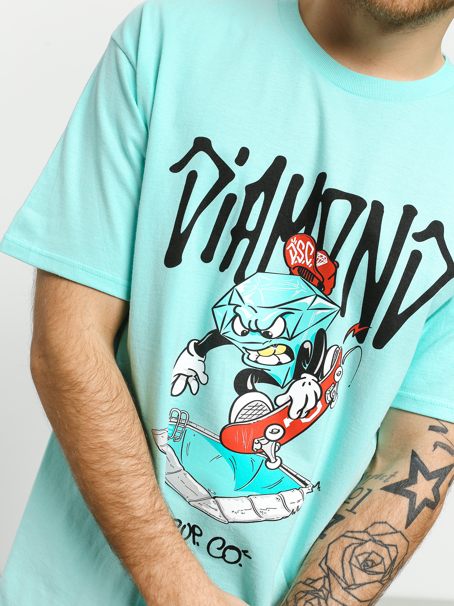 Diamond Supply Co. Sup Pool T-shirt (diamond blue)