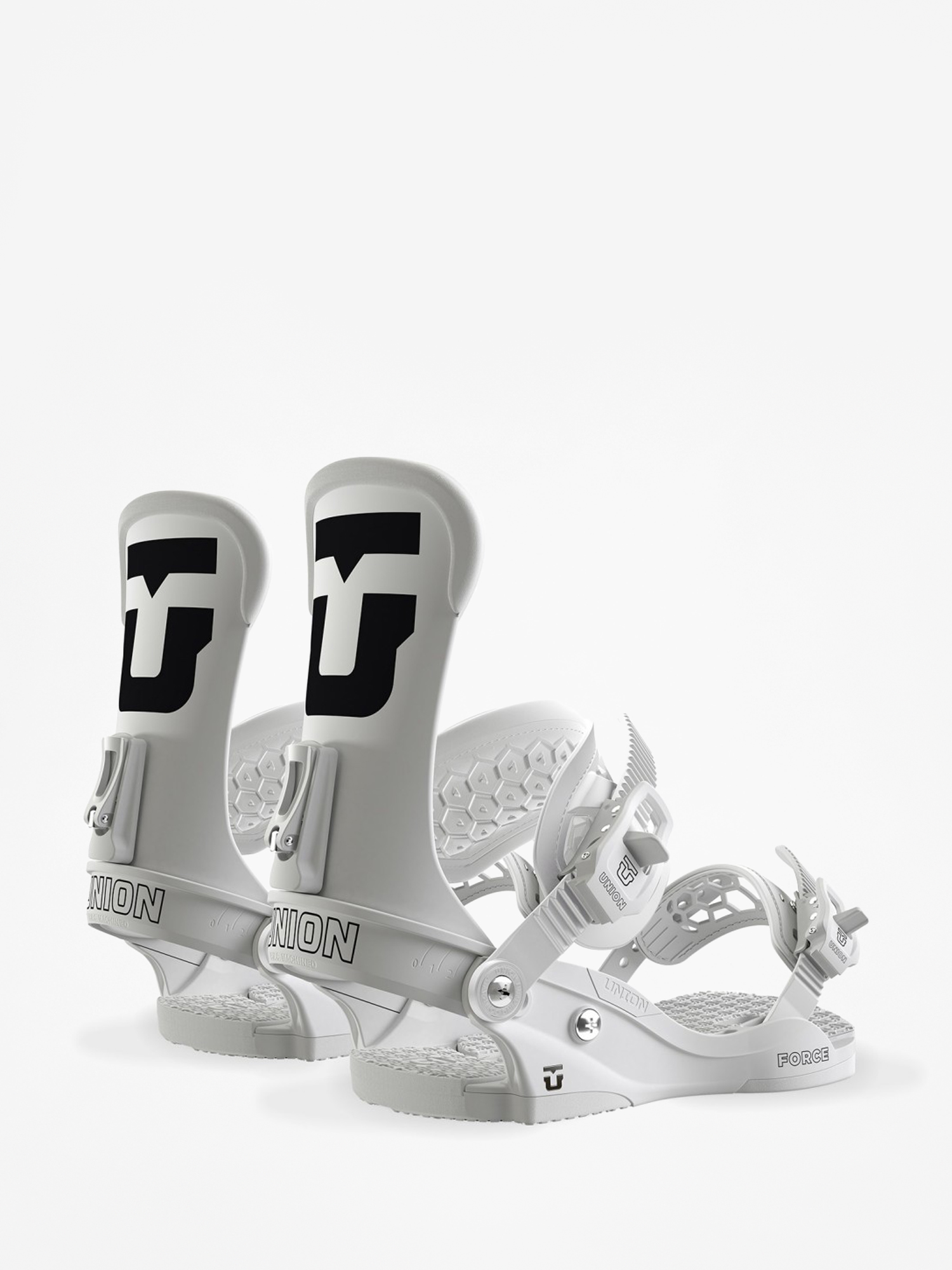 Mens Union Team Force Snowboard bindings (white)