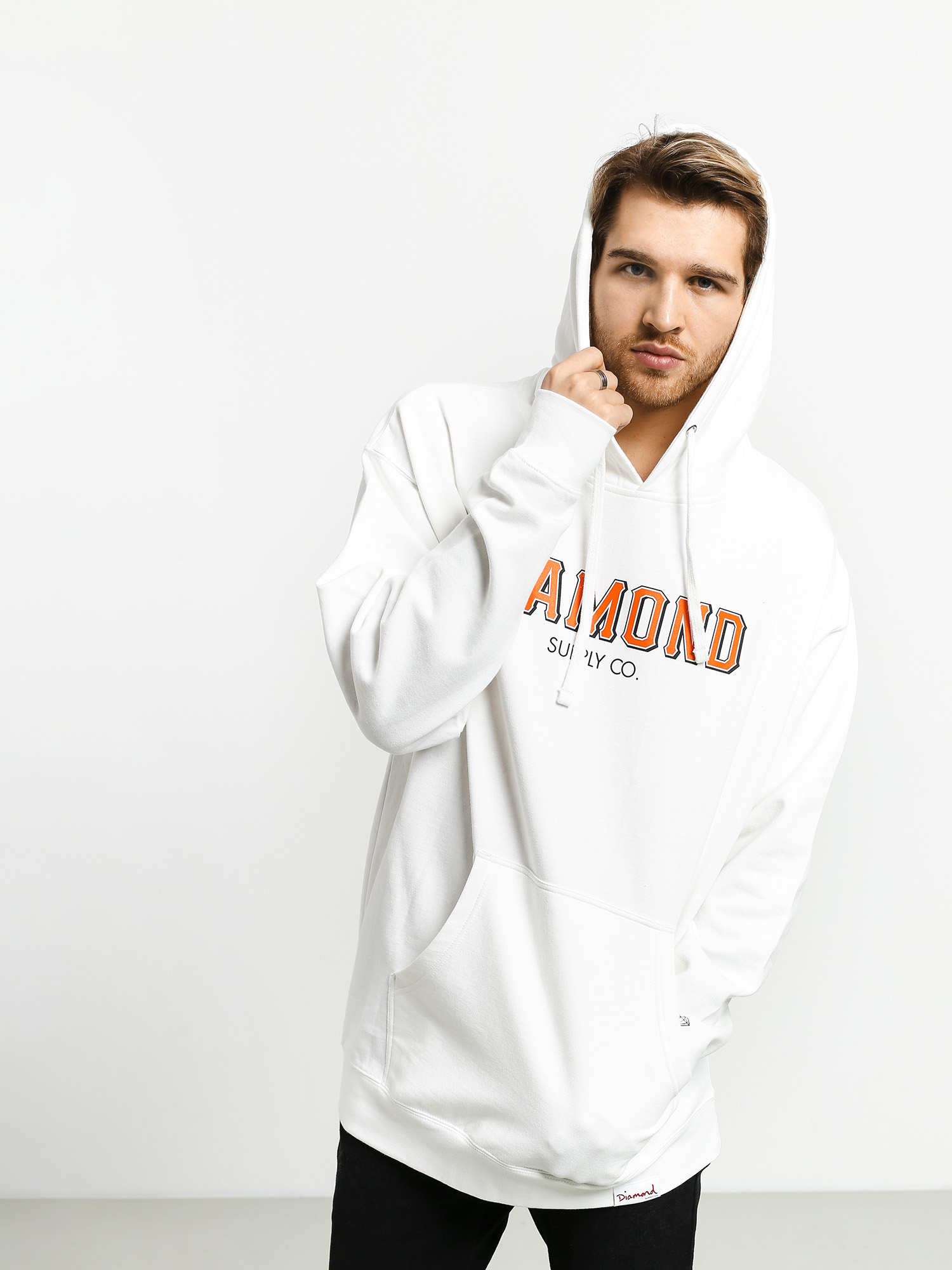 Diamond Supply Sf Diamond HD Hoodie white (white)