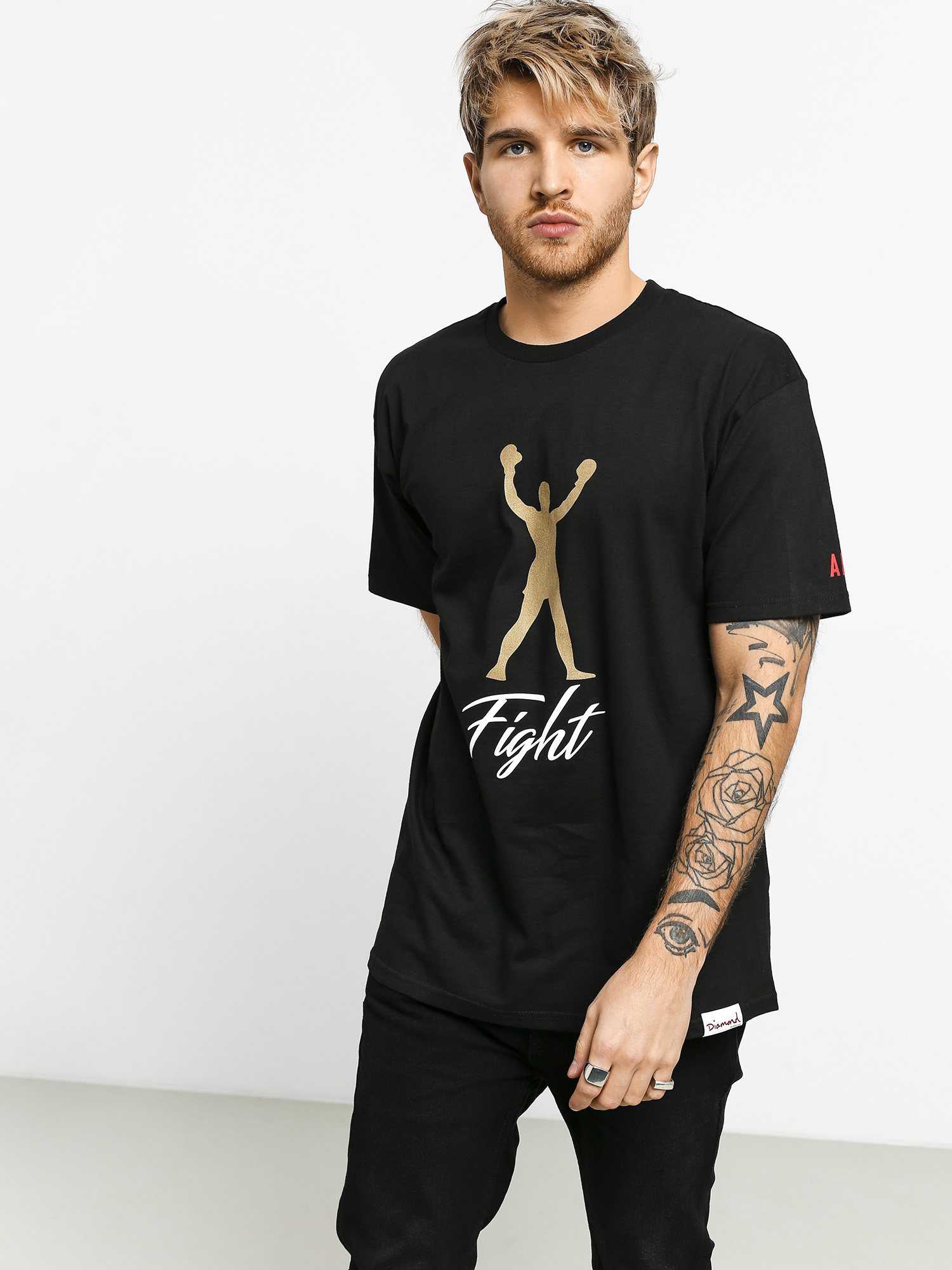 Diamond Supply Co. X Muhammad Ali Fight T-shirt (black)