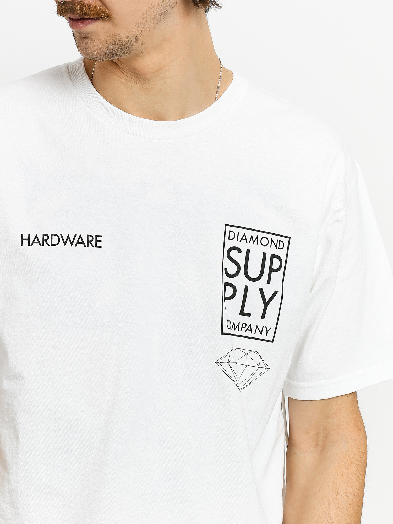 Diamond Supply Co. Stacked Type T-shirt (white)
