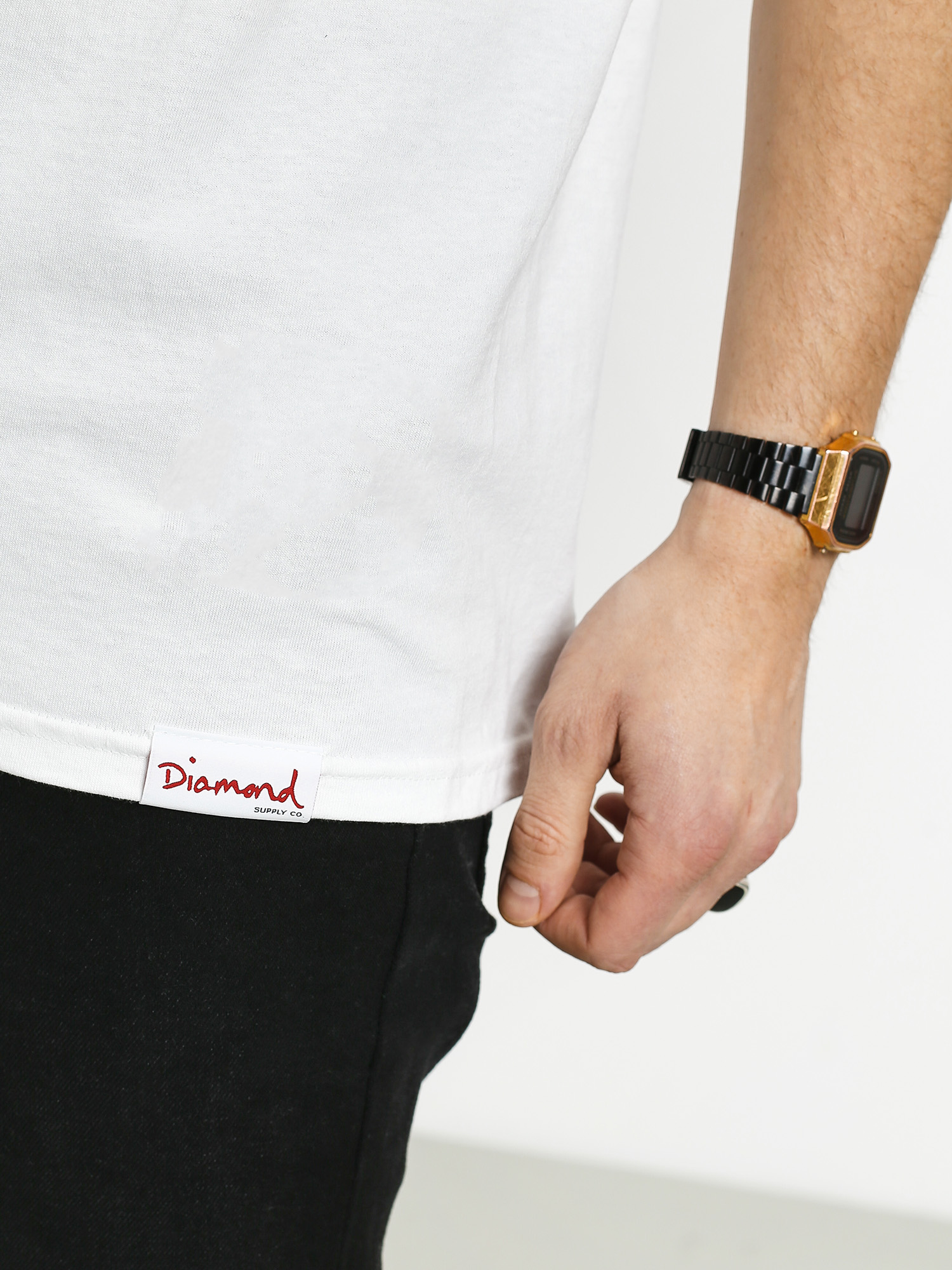 Diamond Supply Co. Stacked Type T-shirt (white)