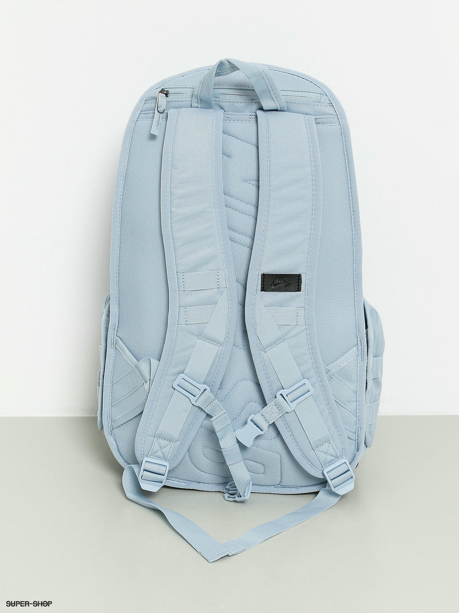 light blue nike mesh backpack