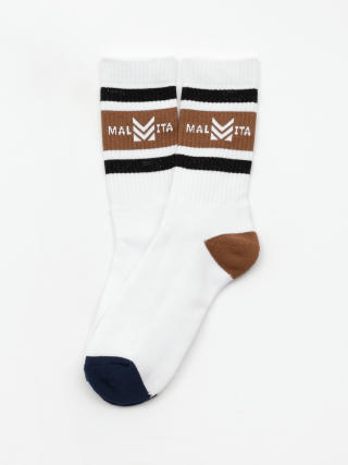 Malita Mlt Royal Socks (white/brown)