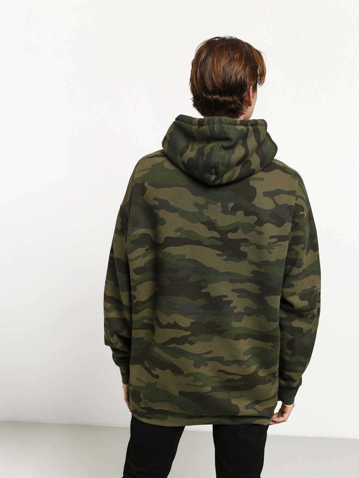 Thrasher Flame HD Hoodie (forest camo)