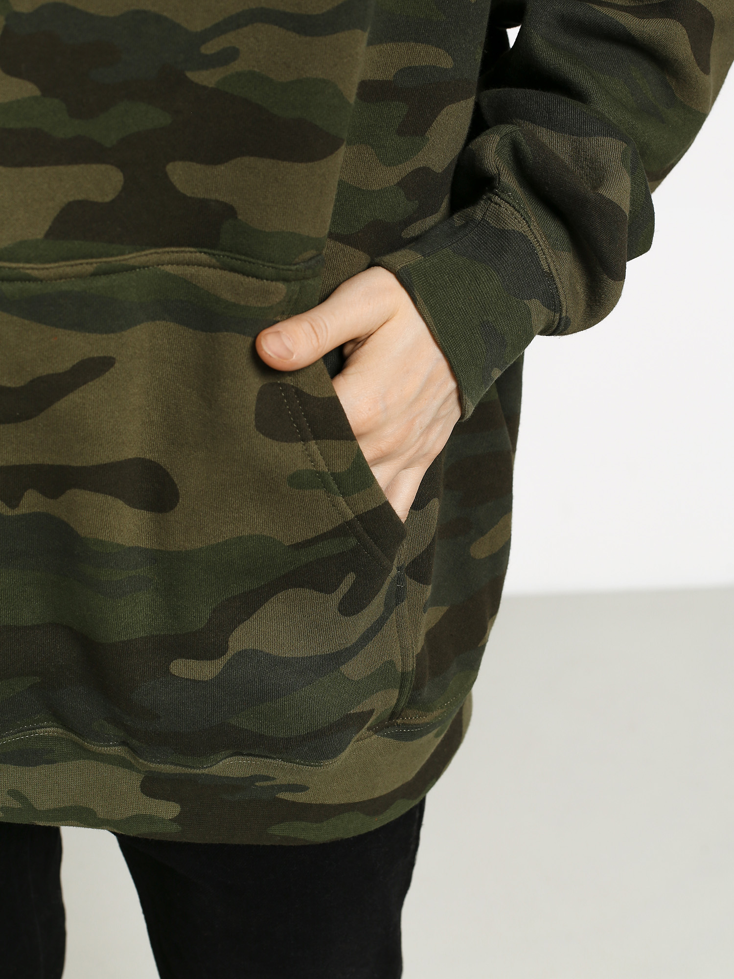 Thrasher Flame HD Hoodie (forest camo)