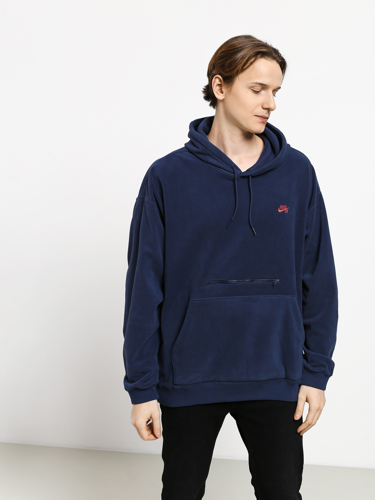 Full Zip Bright Crimson Nike Hoodie Nike SB Novelty HD Hoodie Navy