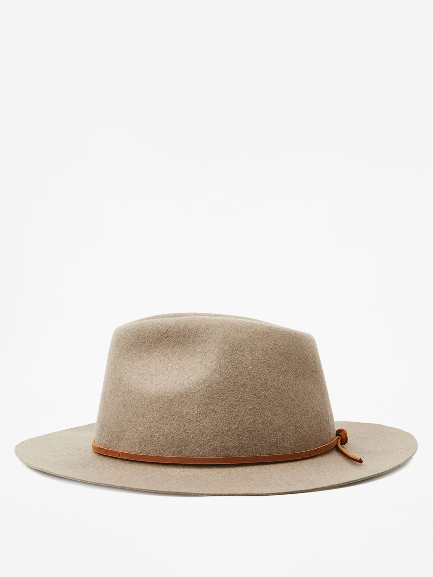 Brixton Wesley Fedora Hat (heather taupe)