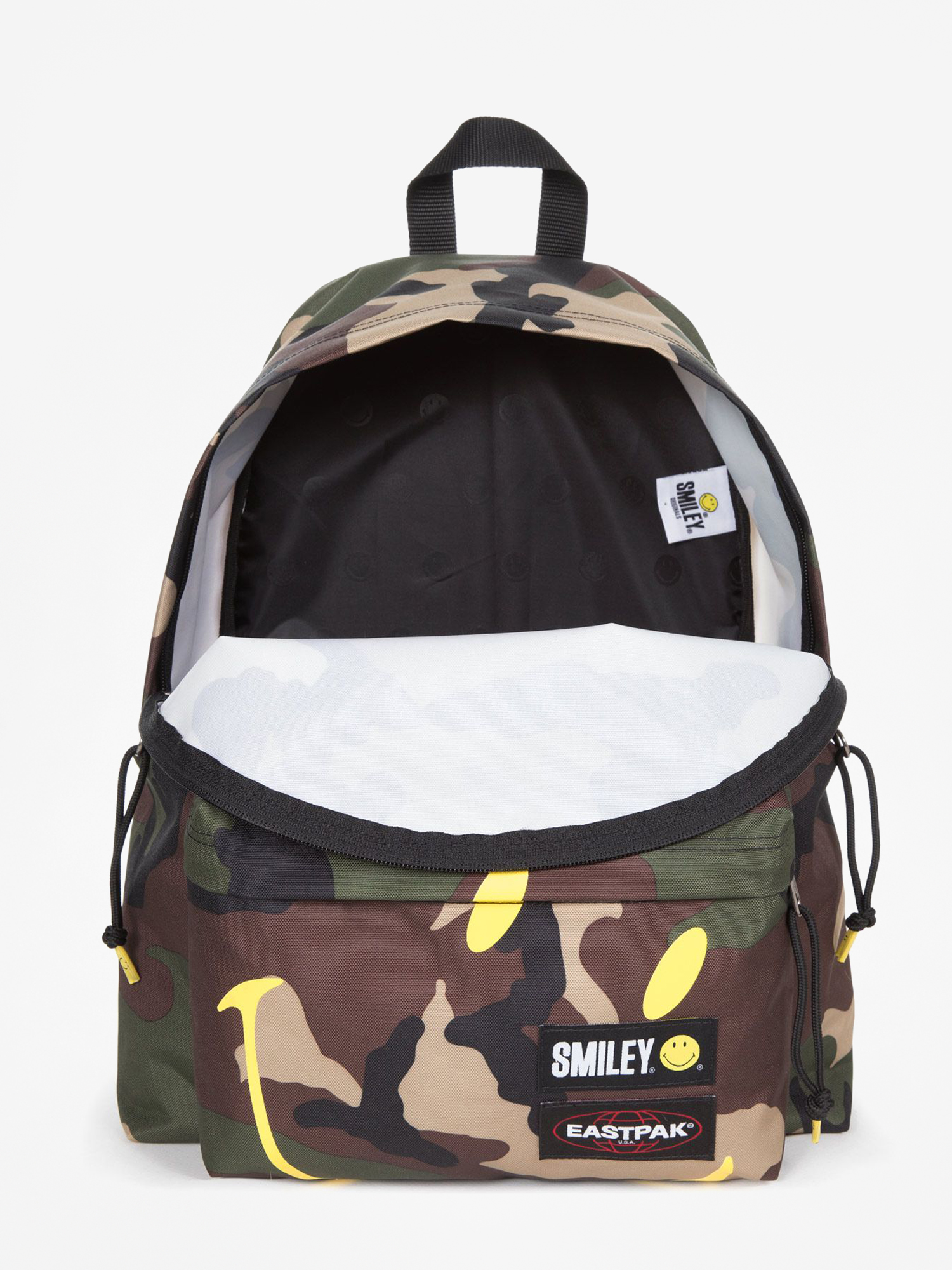 Eastpak Padded Pak R x Smiley Backpack (smile camo)