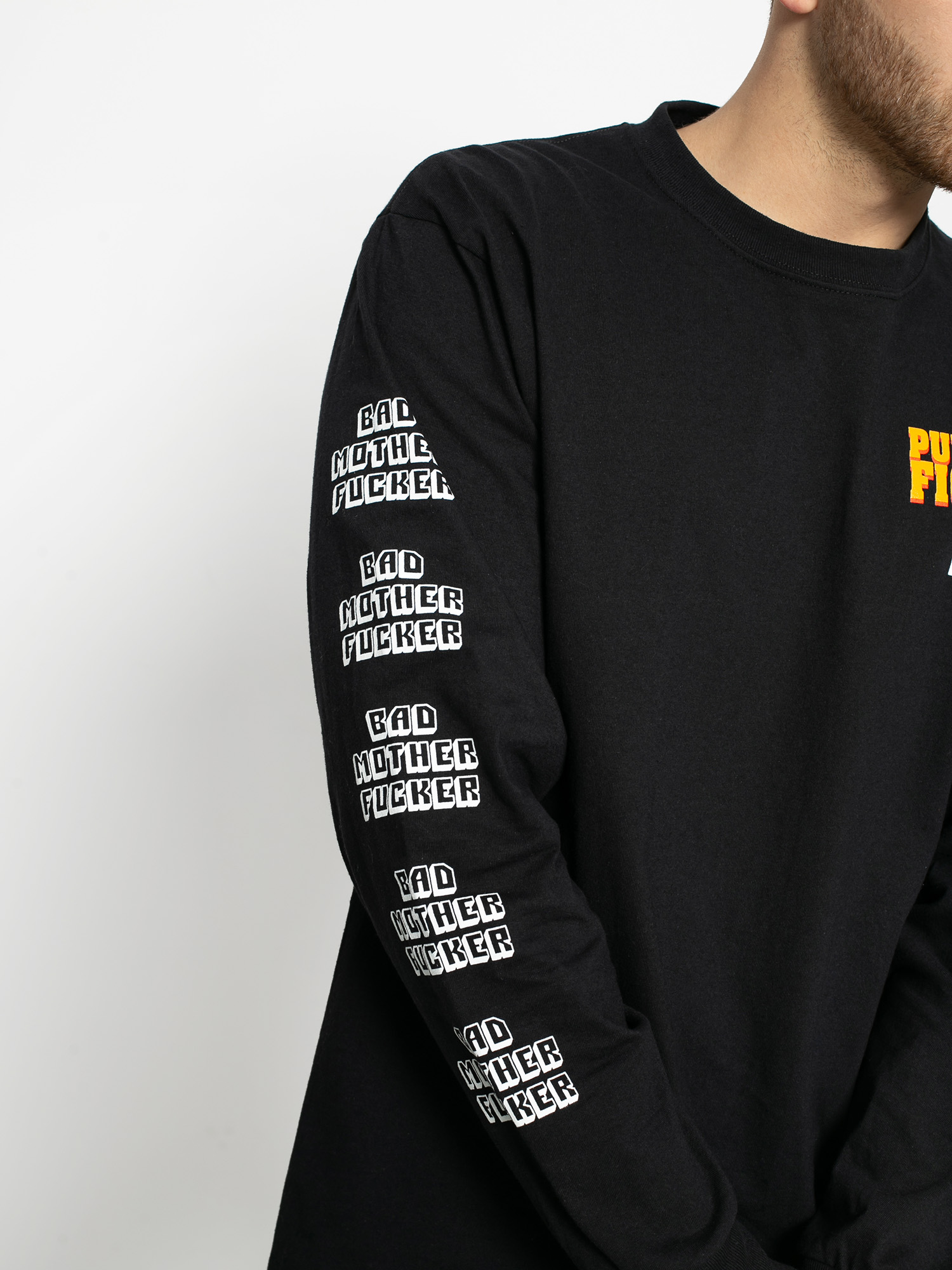 pulp fiction long sleeve shirt white
