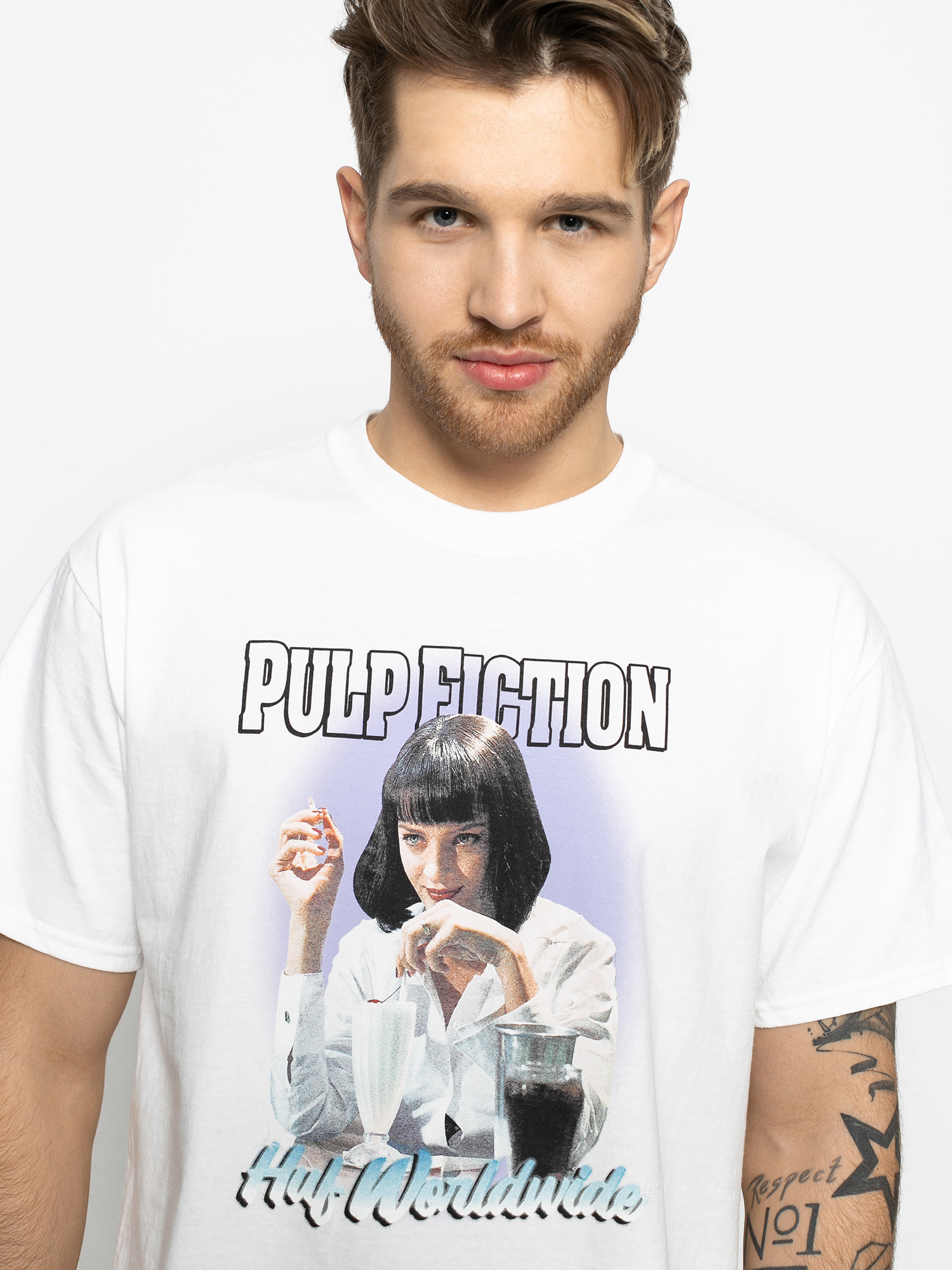 HUF Pulp Fiction Mia Airbrush T-shirt (white)