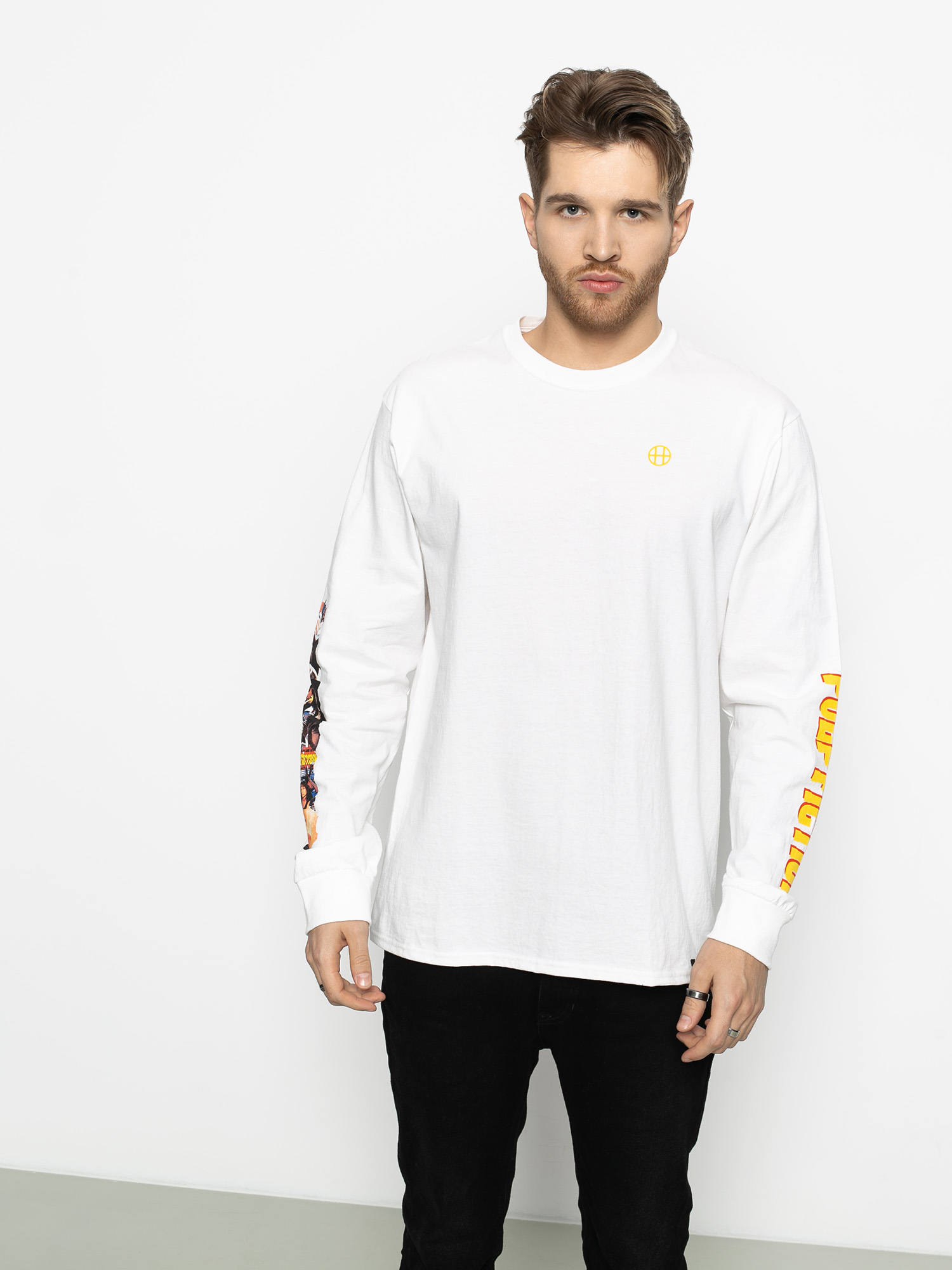 pulp fiction long sleeve shirt white