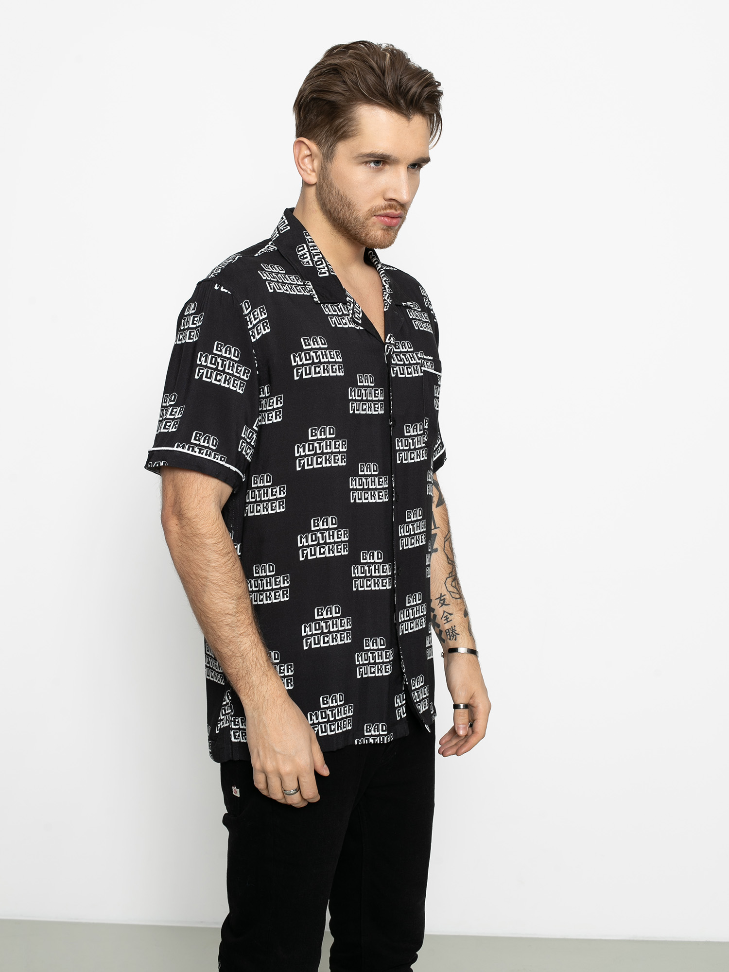 HUF Pulp Fiction Bad Mother Fucker Shirt (black)