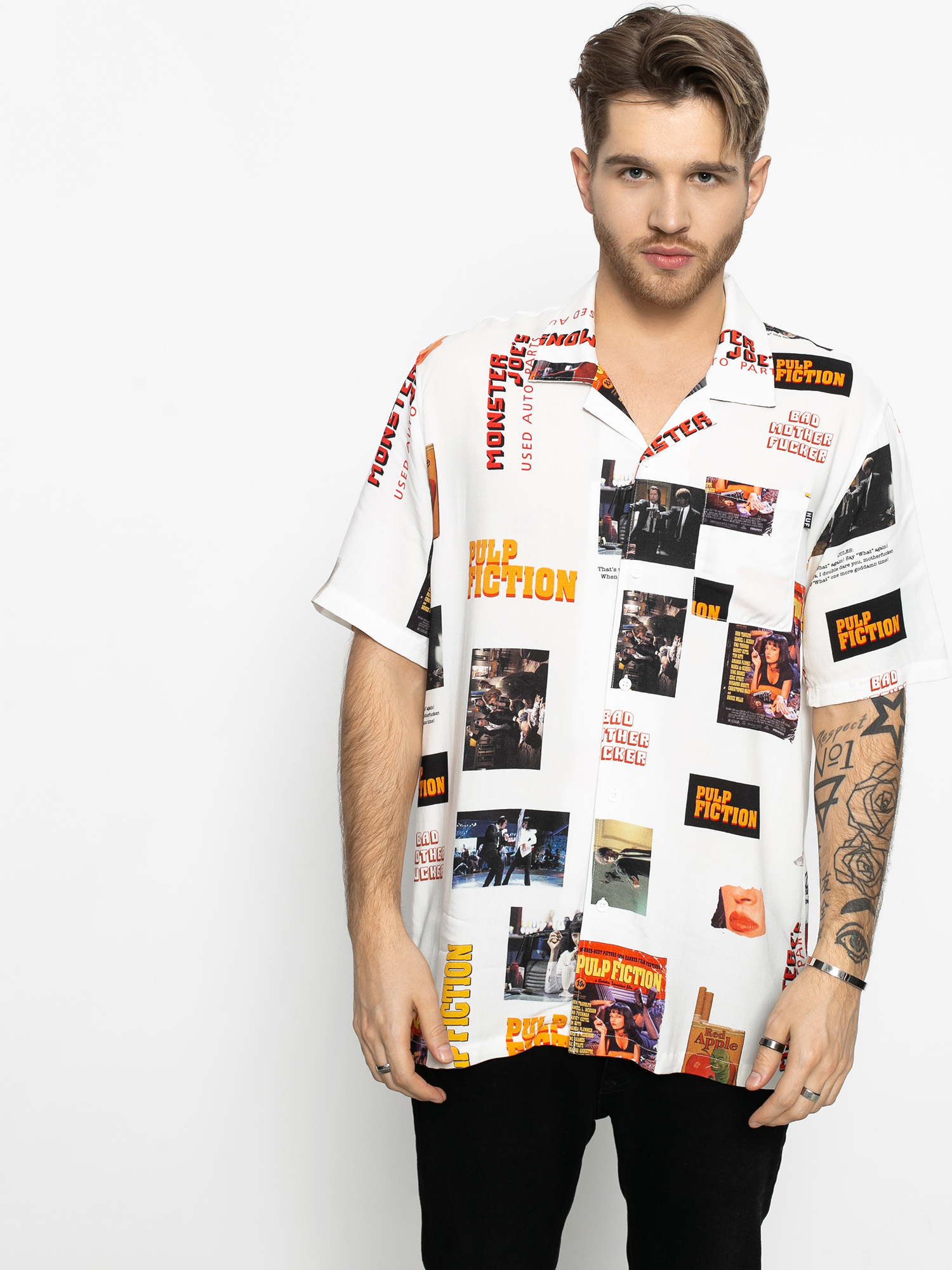 HUF Pulp Fiction Photo Shirt (white)