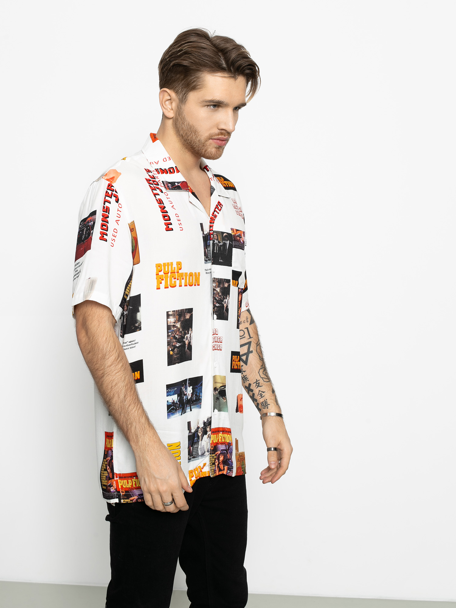 HUF Pulp Fiction Photo Shirt (white)