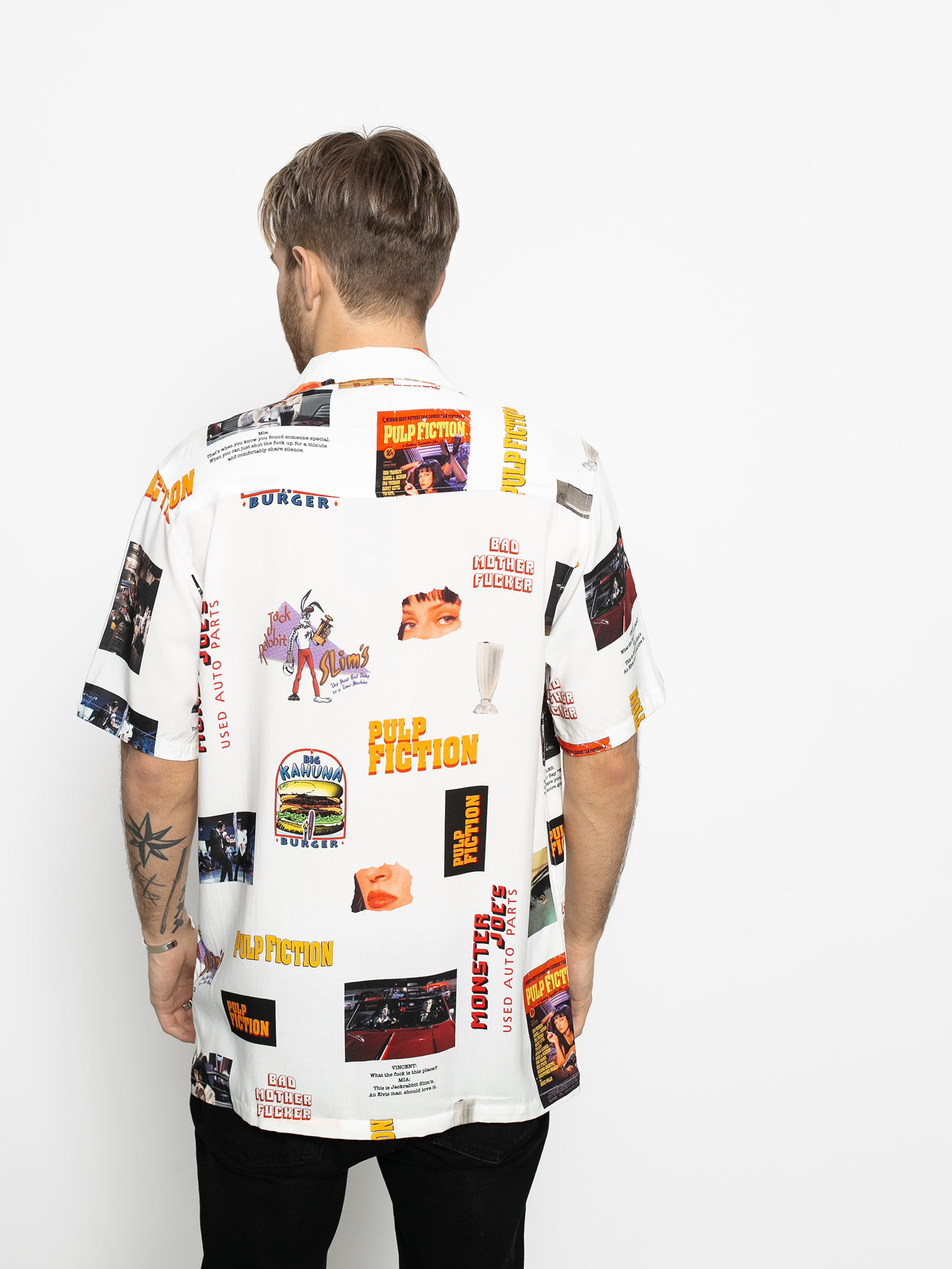 HUF Pulp Fiction Photo Shirt (white)