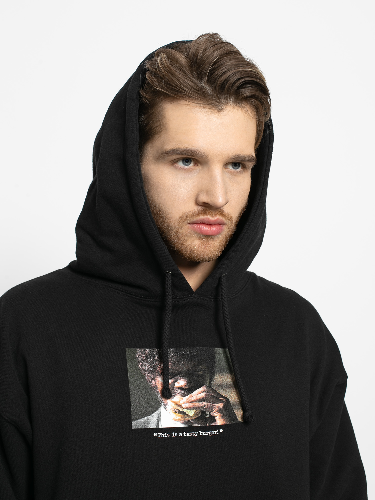 HUF Pulp Fiction Burger HD Hoodie - black (black)