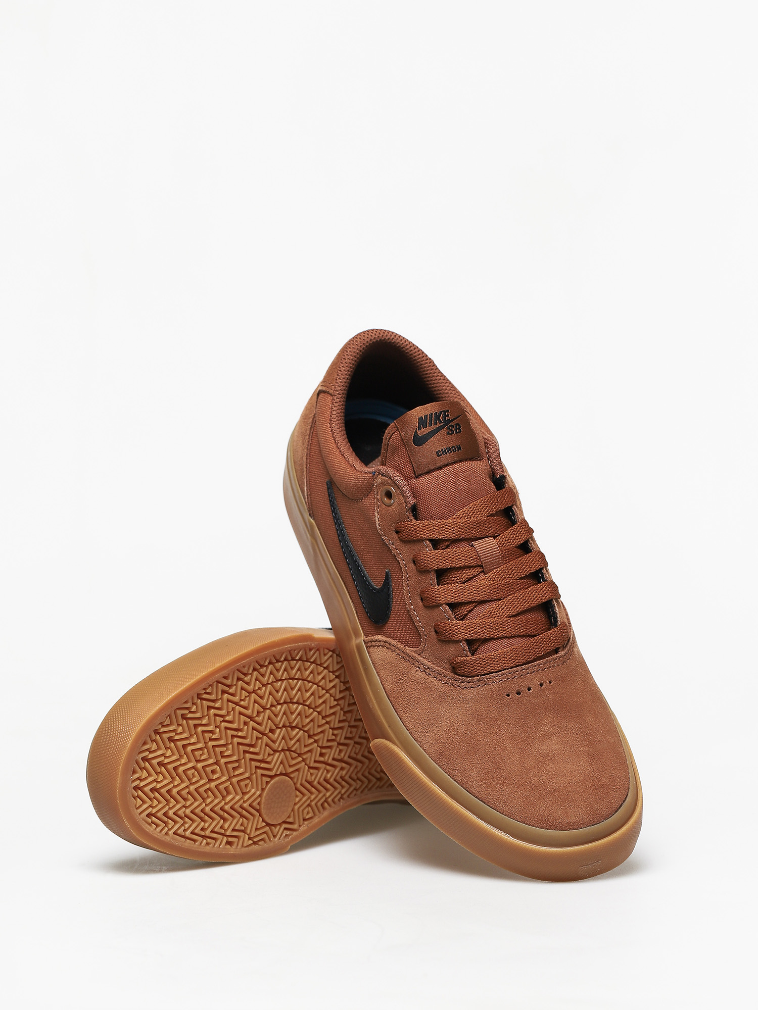 Nike SB Chron Solarsoft Shoes (lt british tan/black gum light brown)
