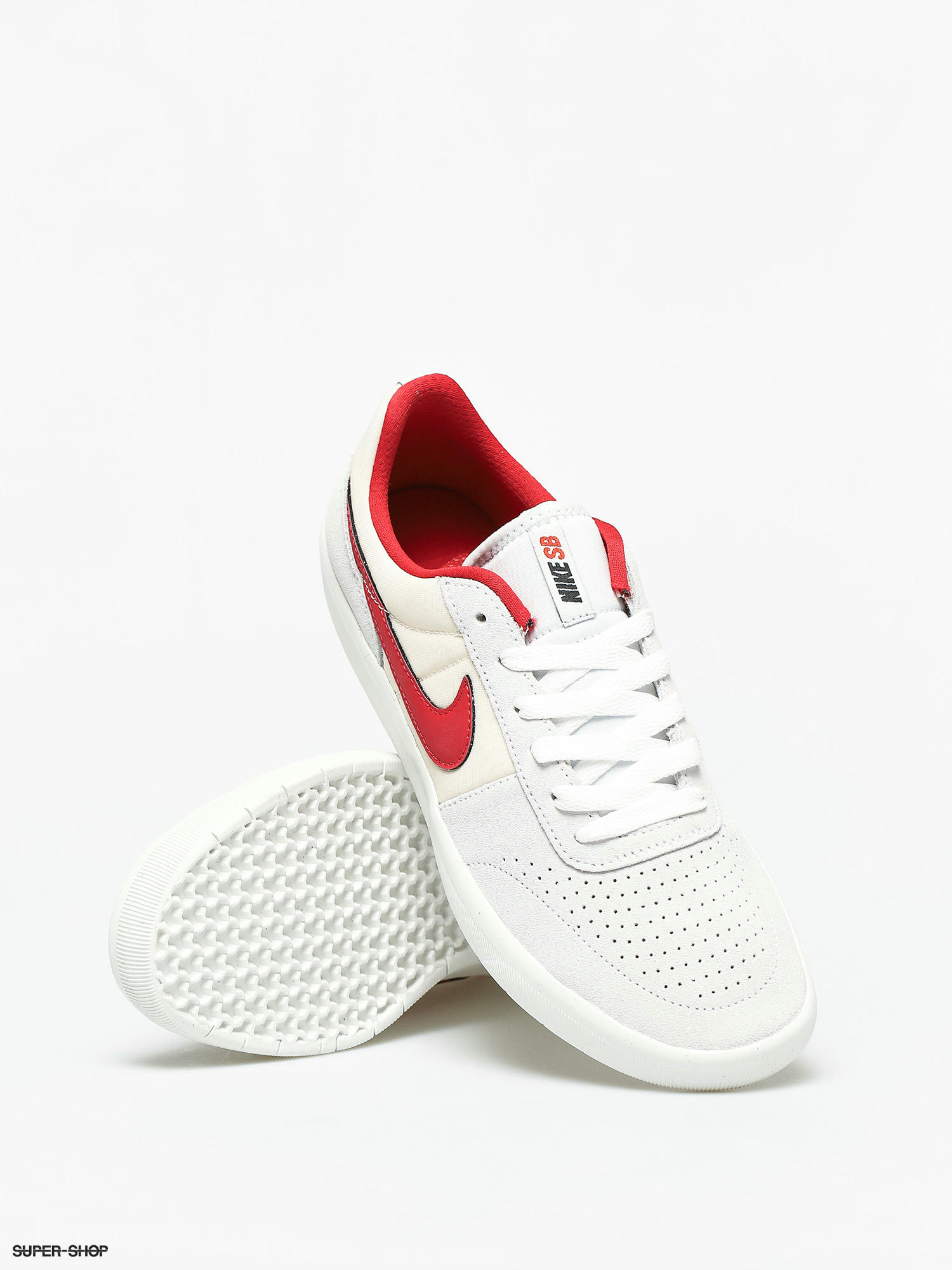 Nike SB Team Classic Shoes white photon dust university red light cream