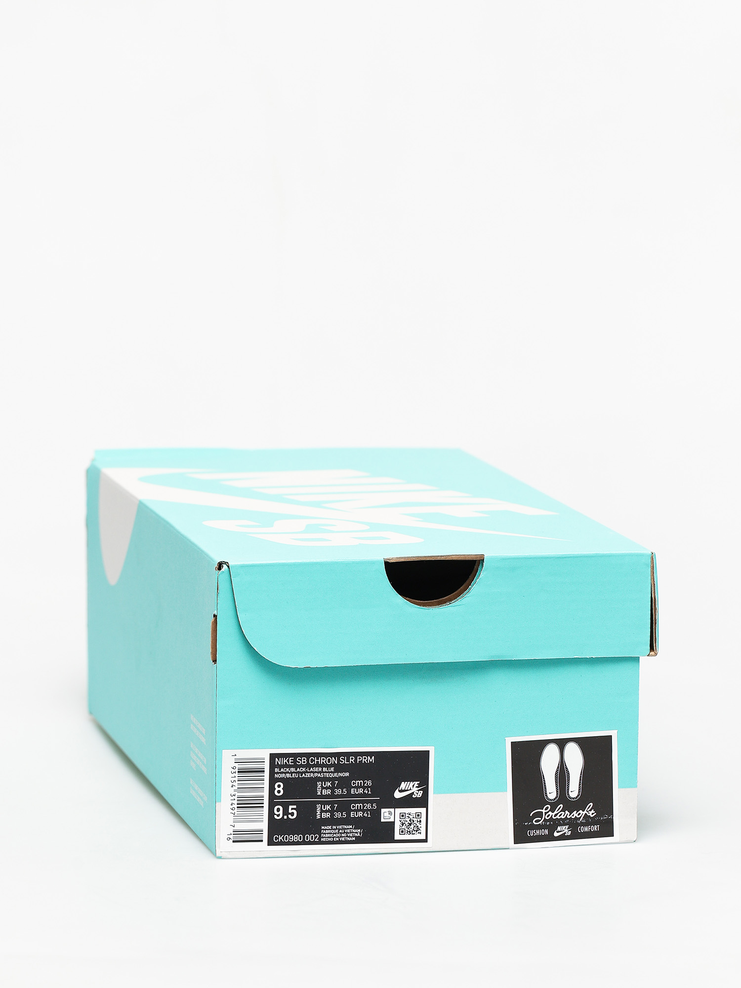 Nike SB Chron Solarsoft Premium Shoes (black/black laser blue watermelon)