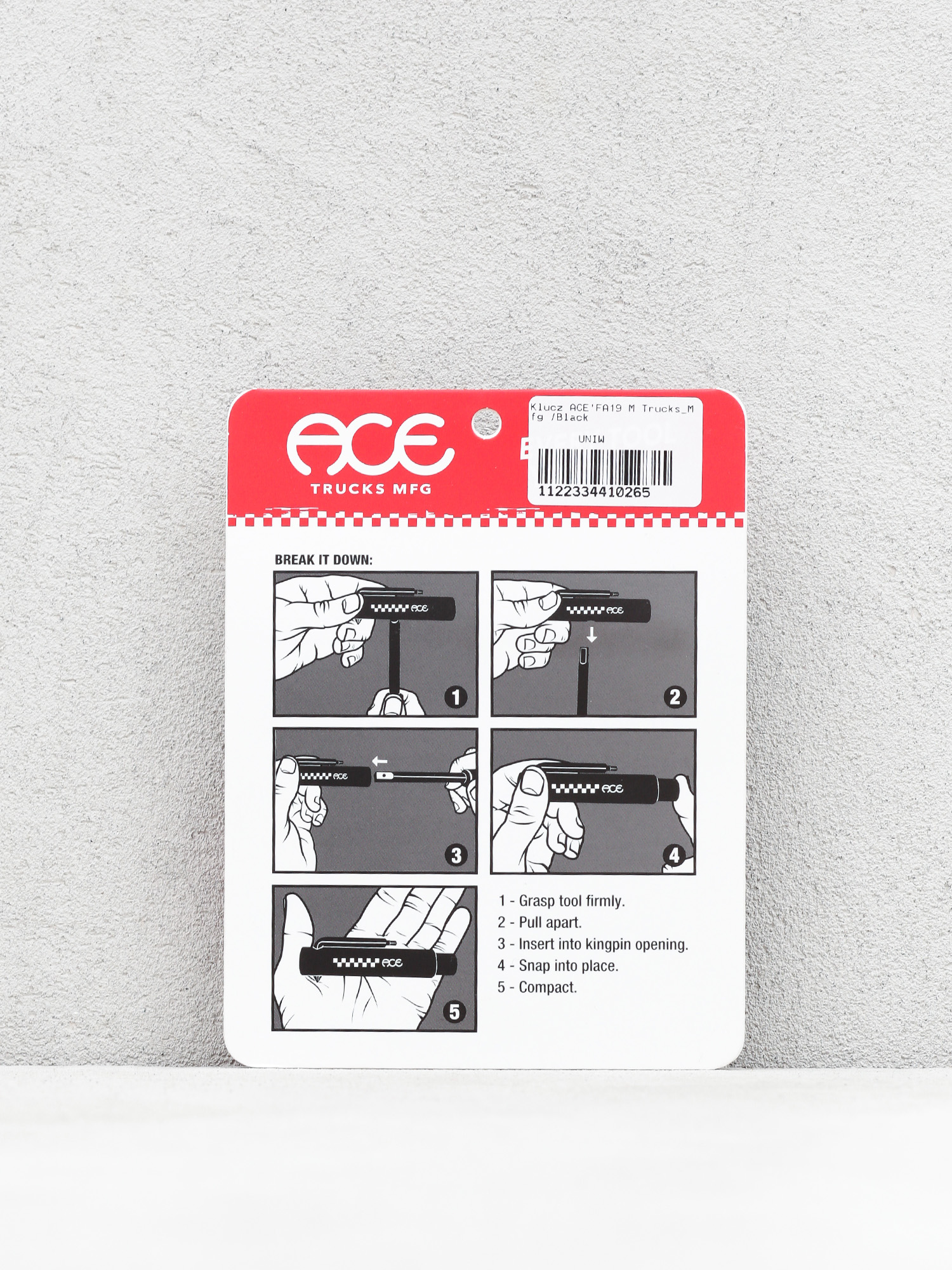 Ace Klucz Trucks Mfg Longboard (black)