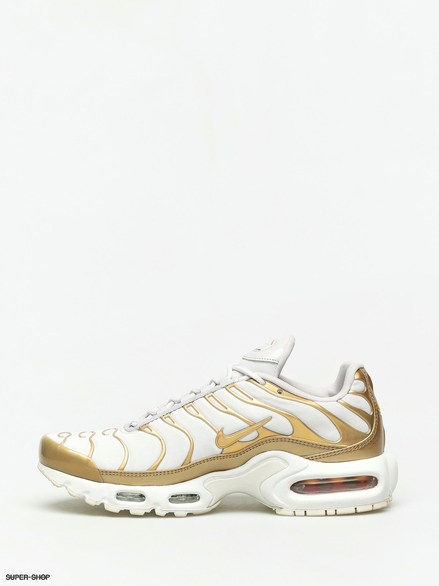 Nike Air Max Plus Shoes Wmn (vast grey/metallic gold summit white)