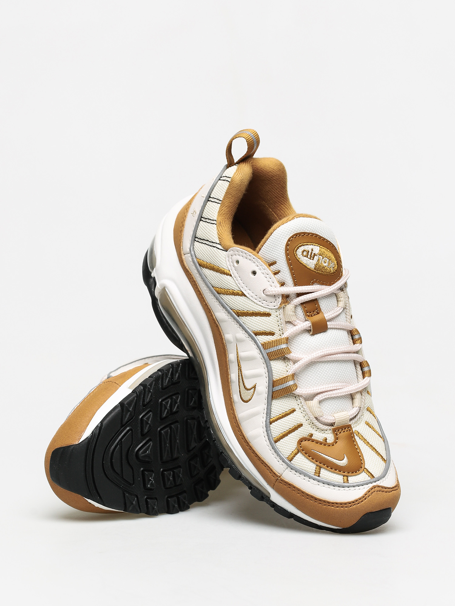 Nike Air Max 98 Schuhe Wmn (phantom/beach wheat reflect silver)