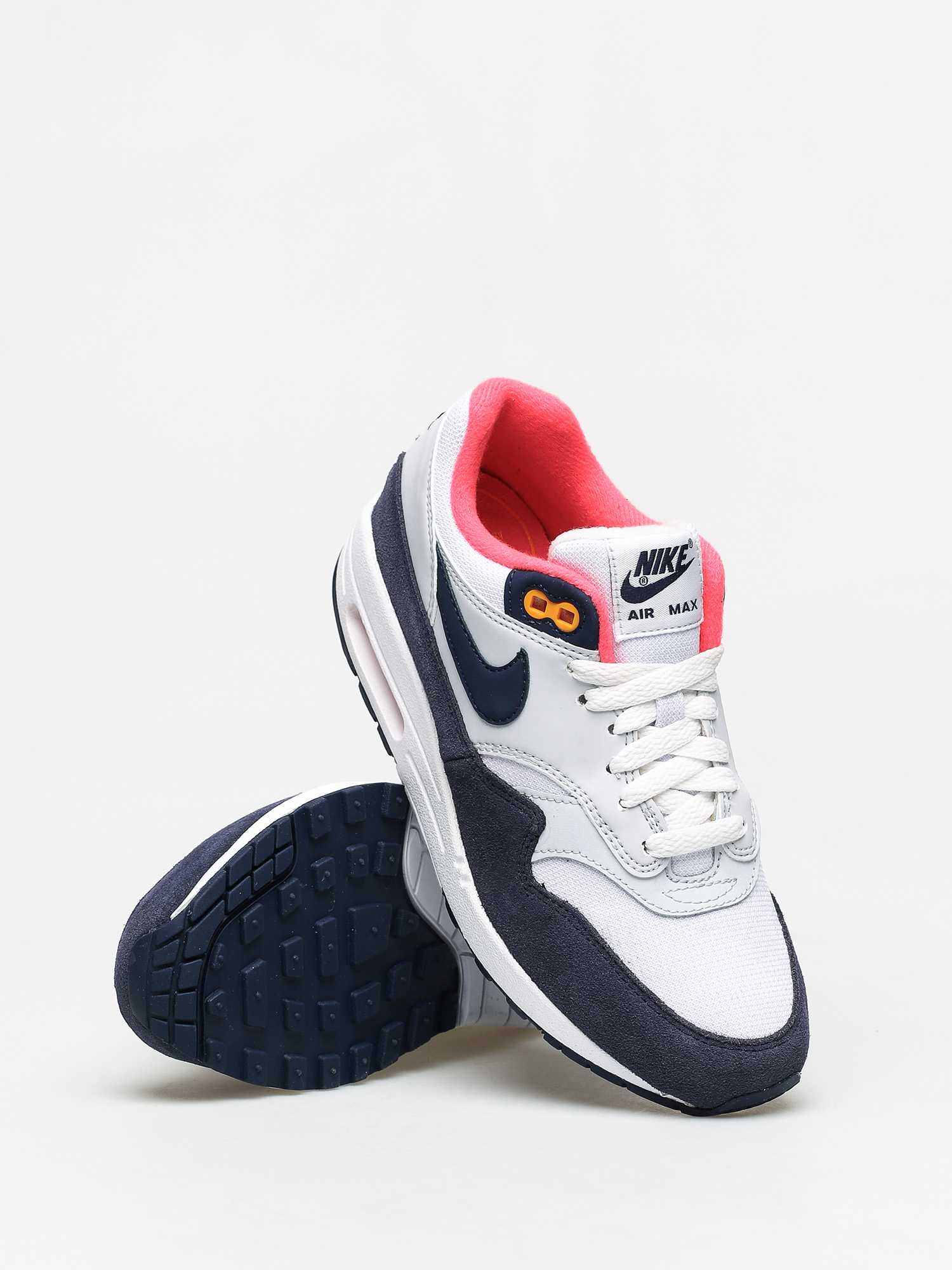 Nike Air Max 1 Shoes Wmn (white/midnight navy pure platinum)