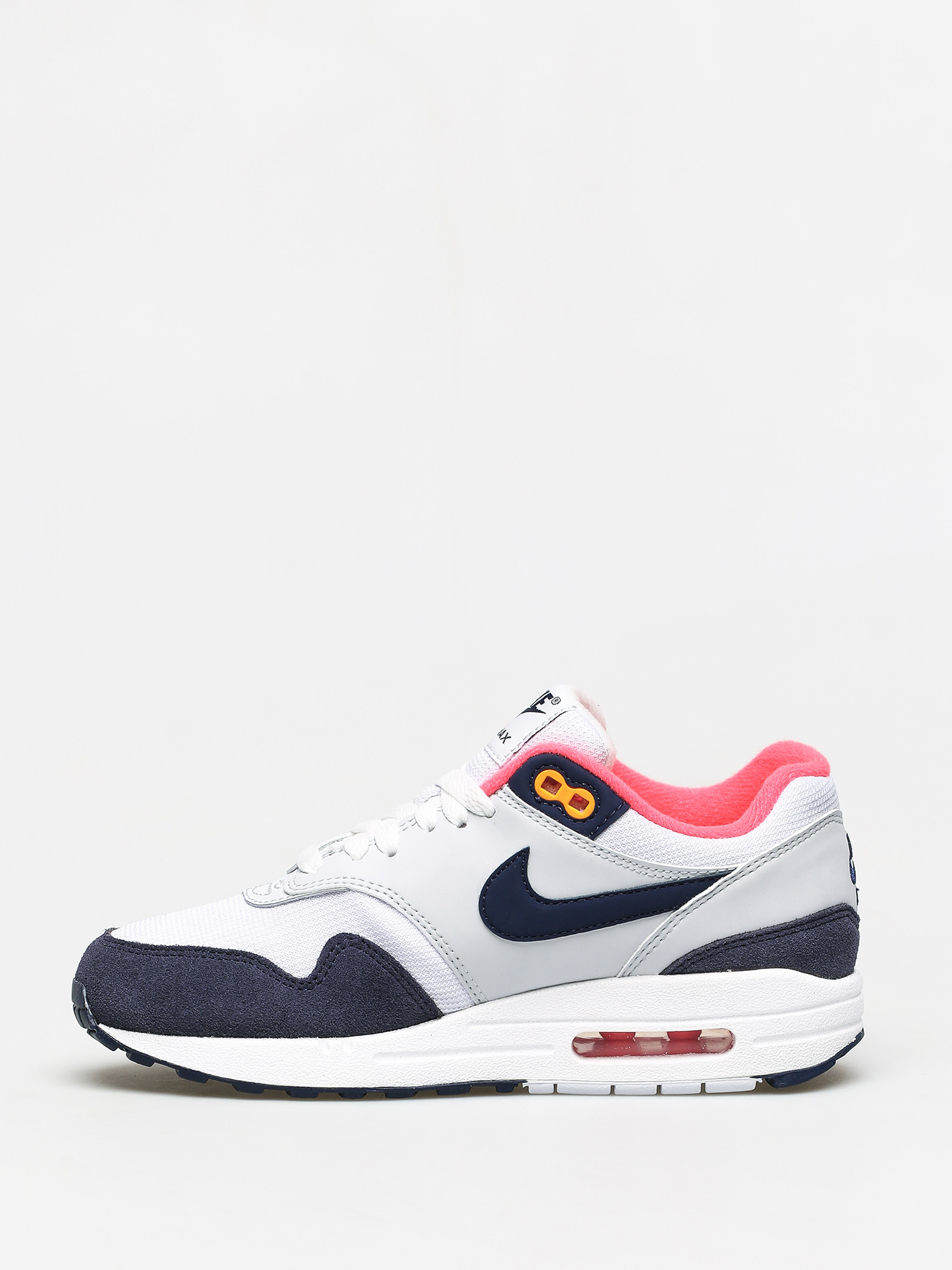 Nike Air Max 1 Shoes Wmn (white/midnight navy pure platinum)