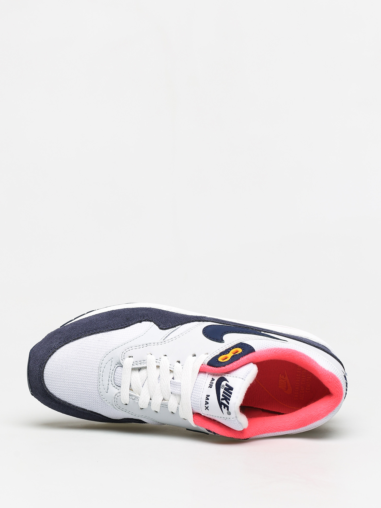 Nike Air Max 1 Shoes Wmn (white/midnight navy pure platinum)