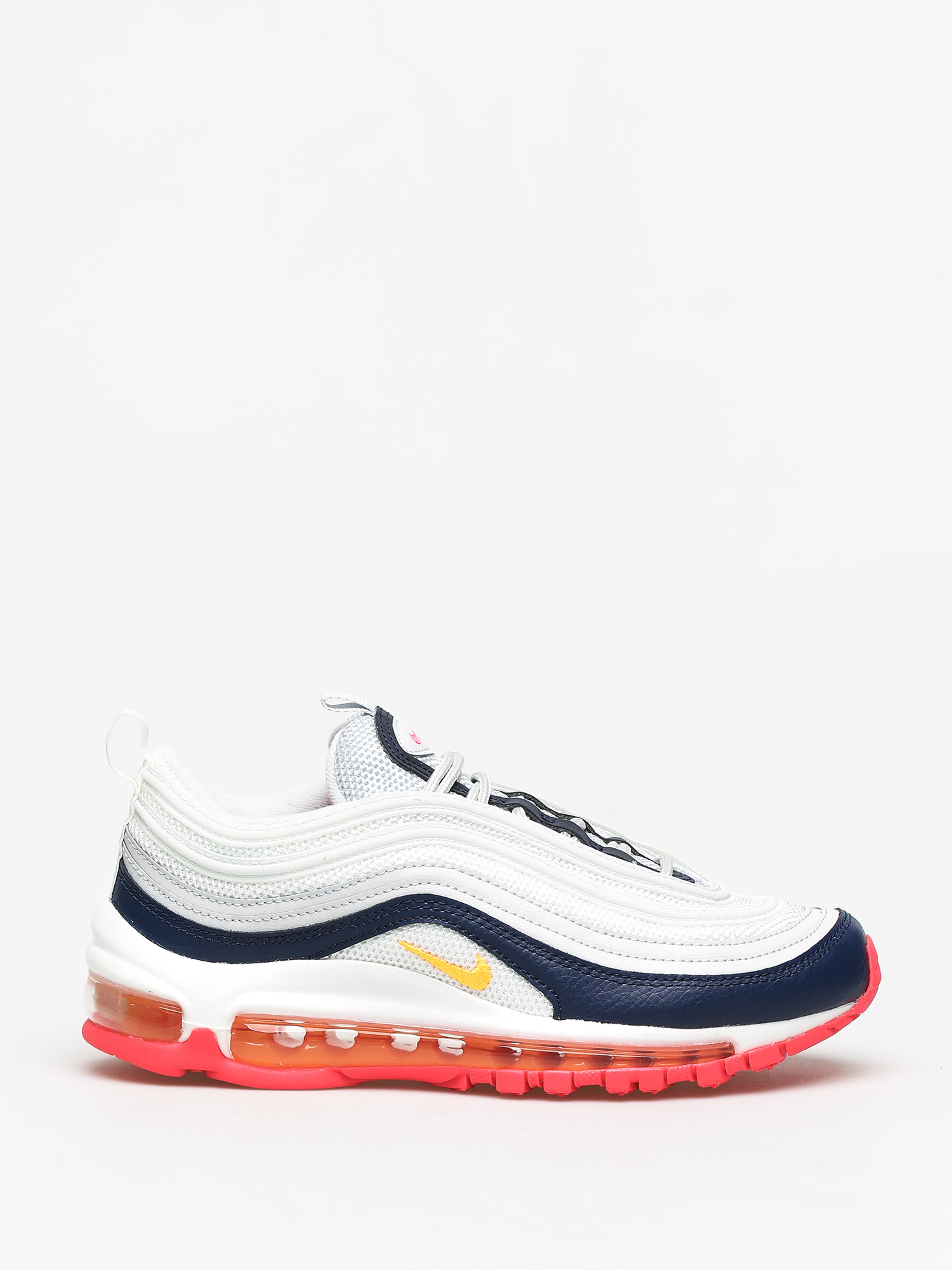 Nike Air Max 97 Schuhe Wmn (pure platinum/laser orange midnight navy)
