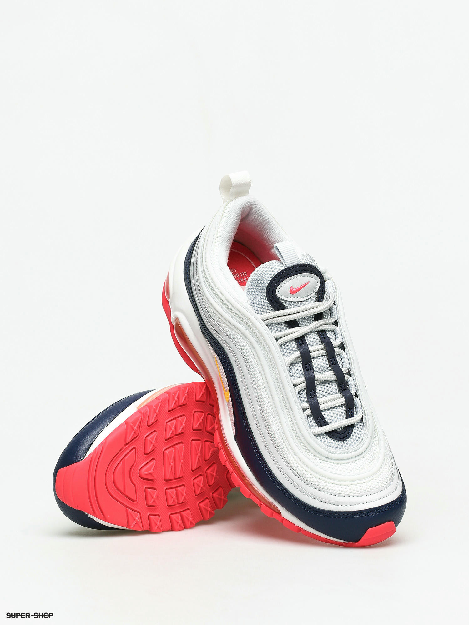 Air max 97 shop pure platinum laser orange