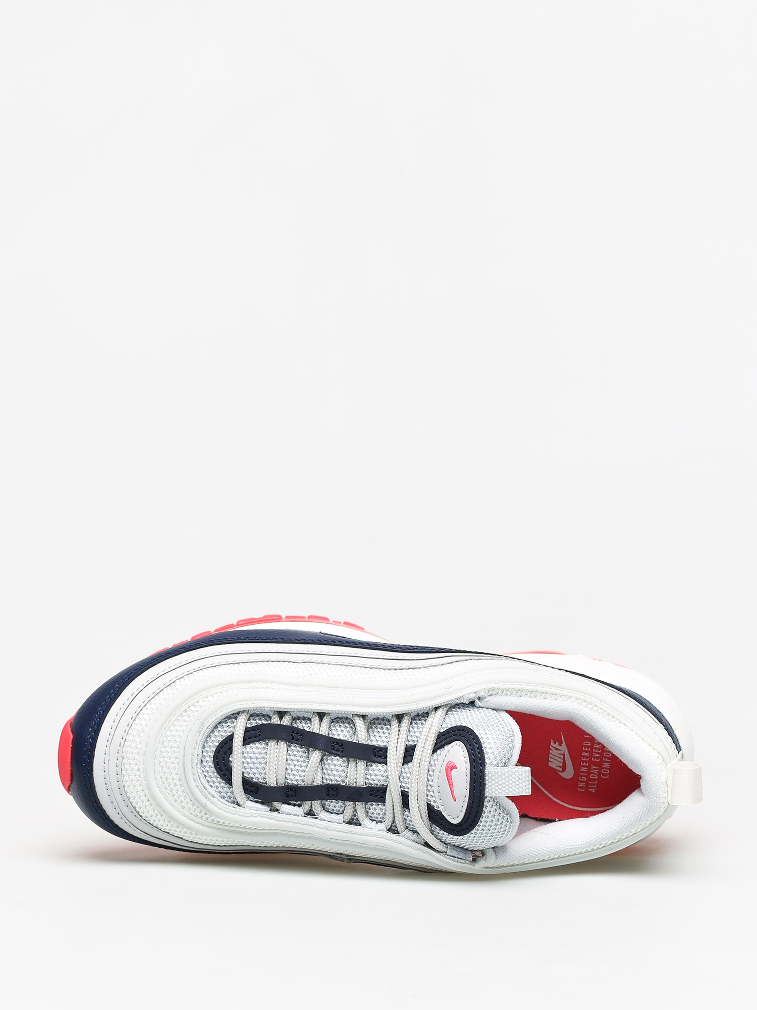Nike Air Max 97 Schuhe Wmn (pure platinum/laser orange midnight navy)