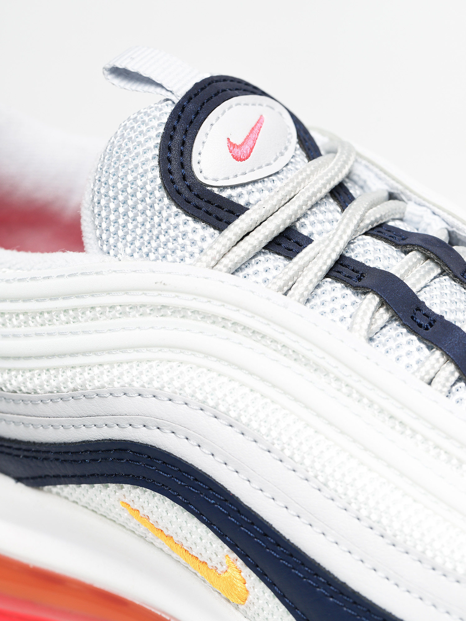 Nike Air Max 97 Schuhe Wmn (pure platinum/laser orange midnight navy)