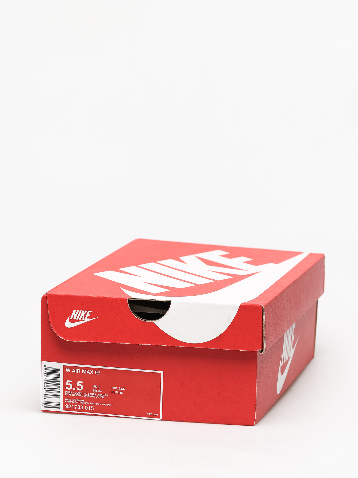 Nike Air Max 97 Schuhe Wmn (pure platinum/laser orange midnight navy)