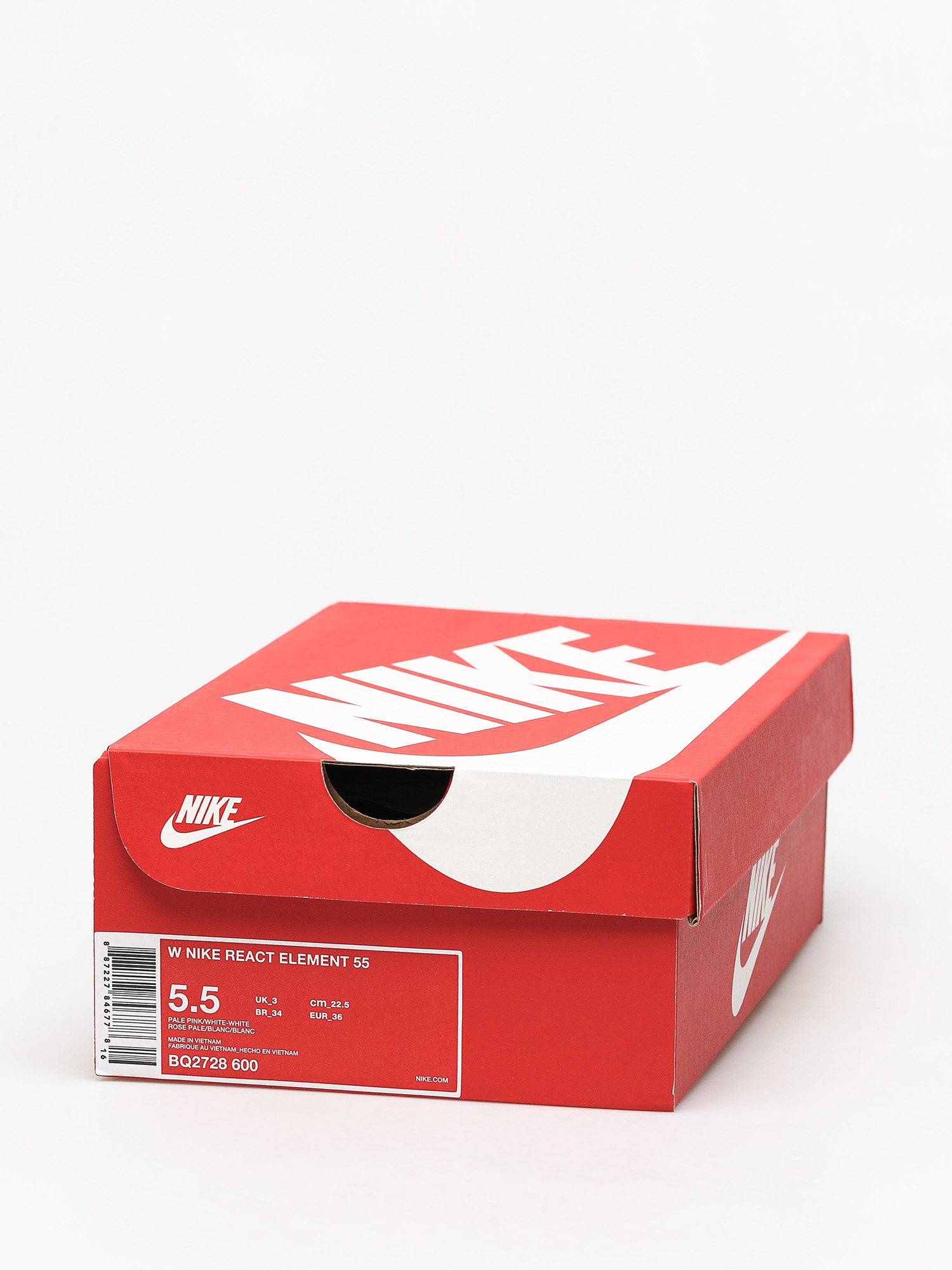 Nike React Element 55 Shoes Wmn (pale pink/white white pale pink)