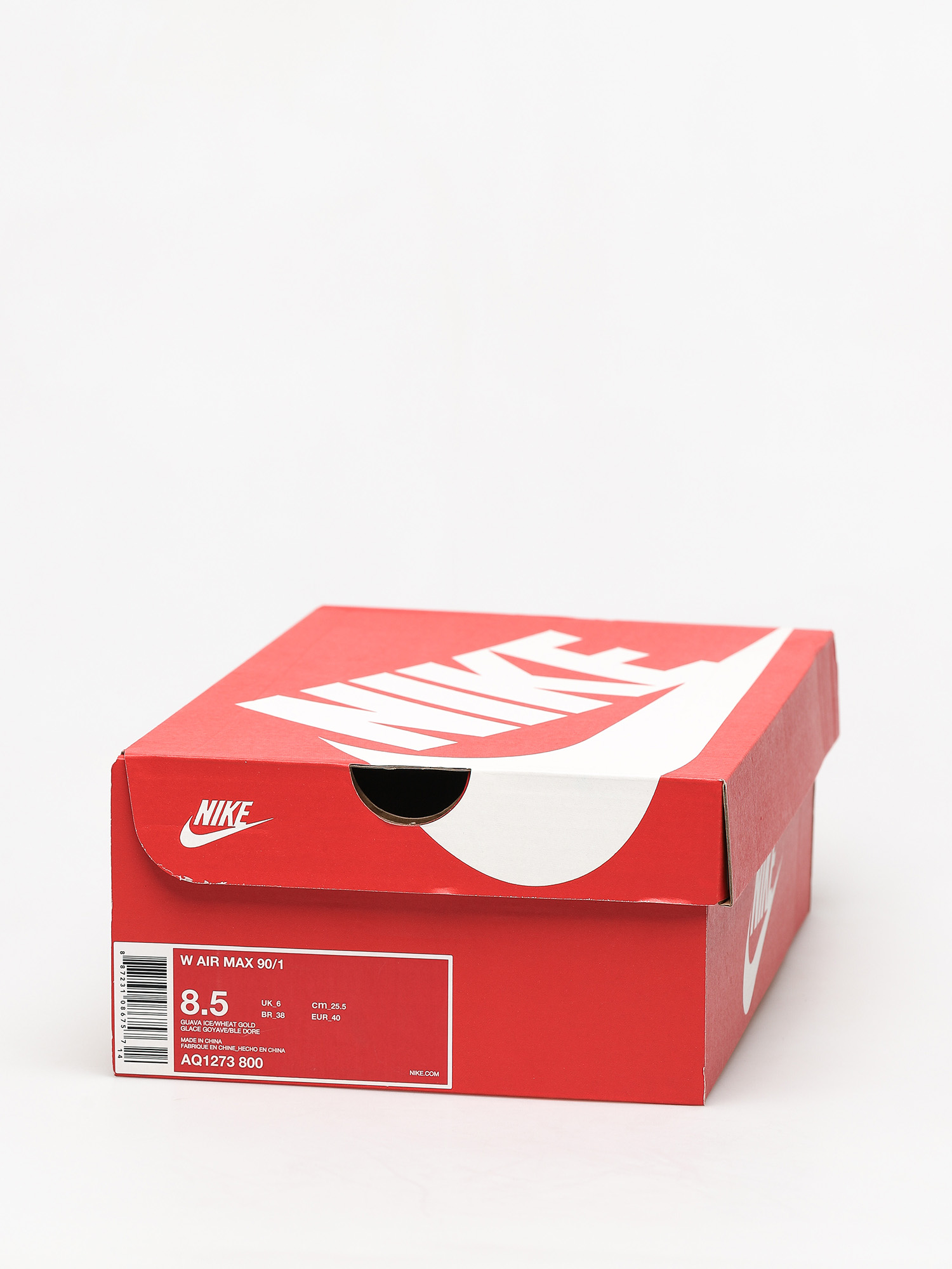 Nike Air Max 90/1 Shoes Wmn (guava ice/wheat gold summit white)