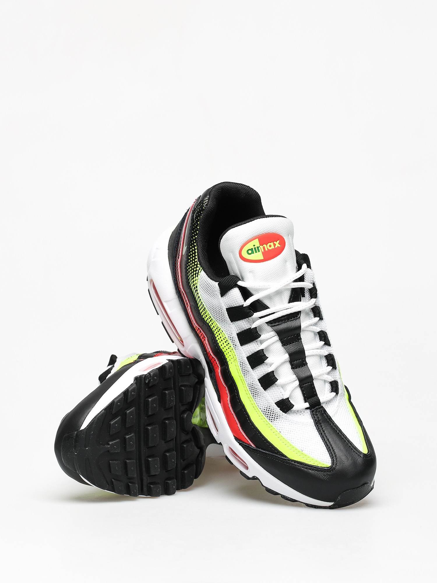 Nike Air Max 95 Se Shoes (black/aloe verde bright crimson volt)