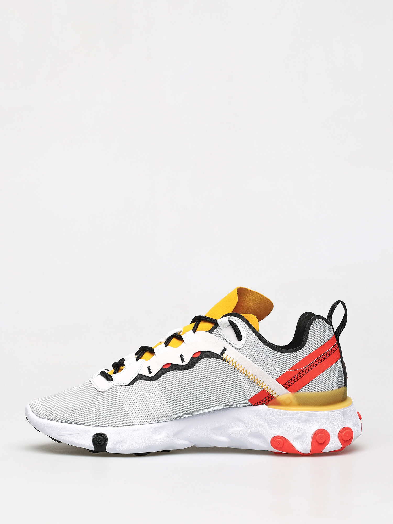 nike react element 55 orange and white