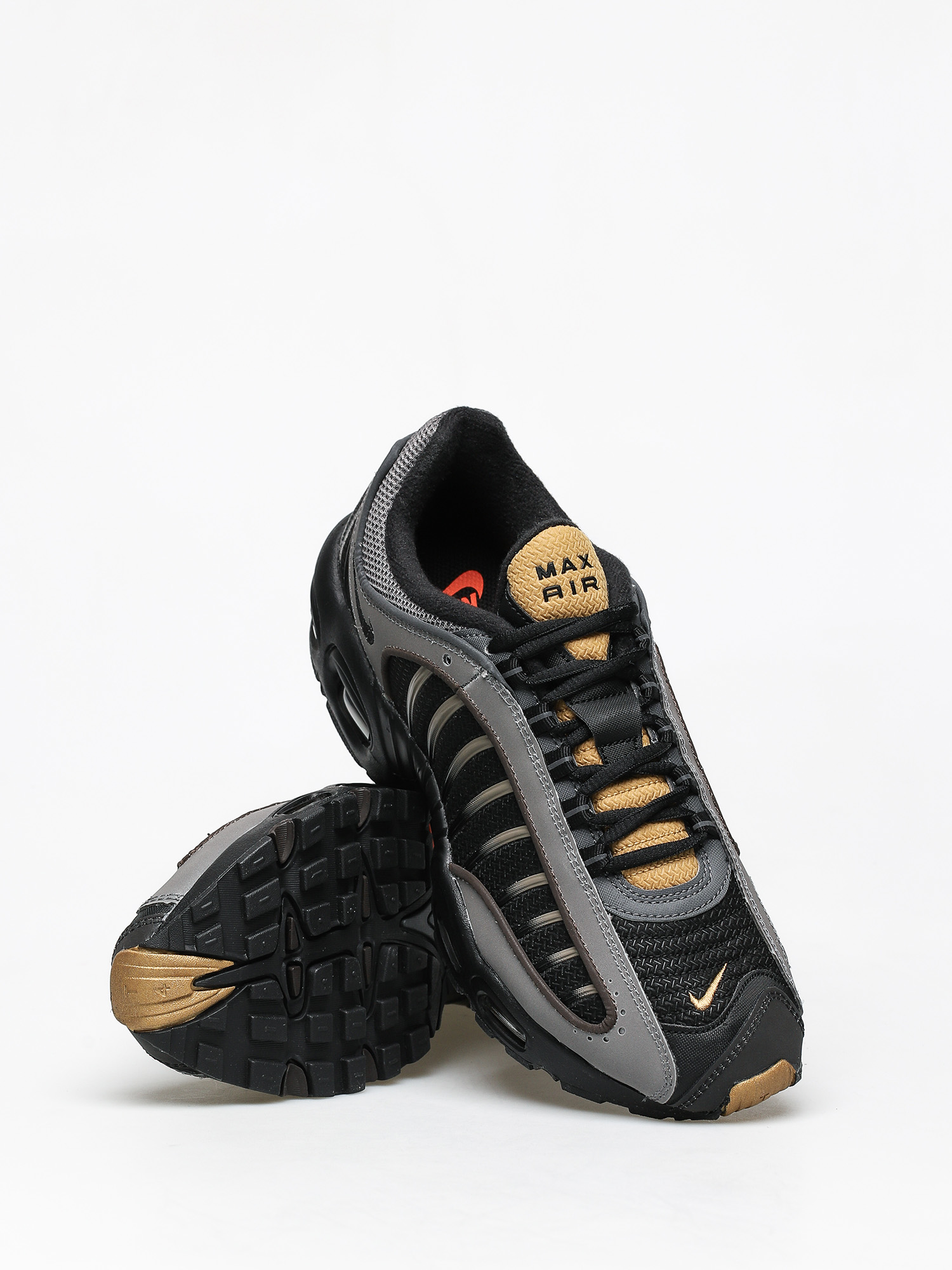 Nike Air Max Tailwind IV Shoes (black/black mtlc pewter metallic gold)